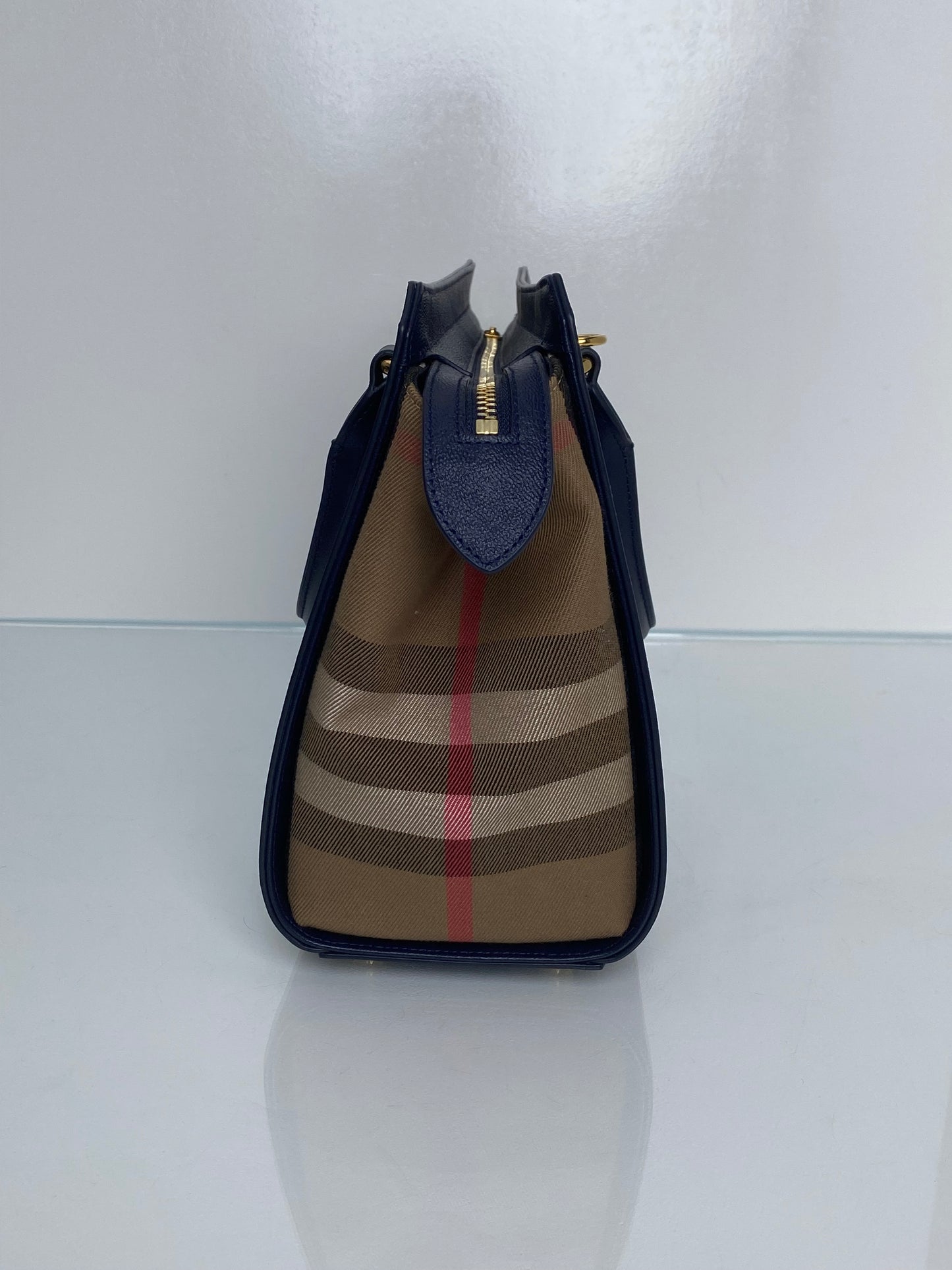 Burberry Banwell Navy Tote GHW
