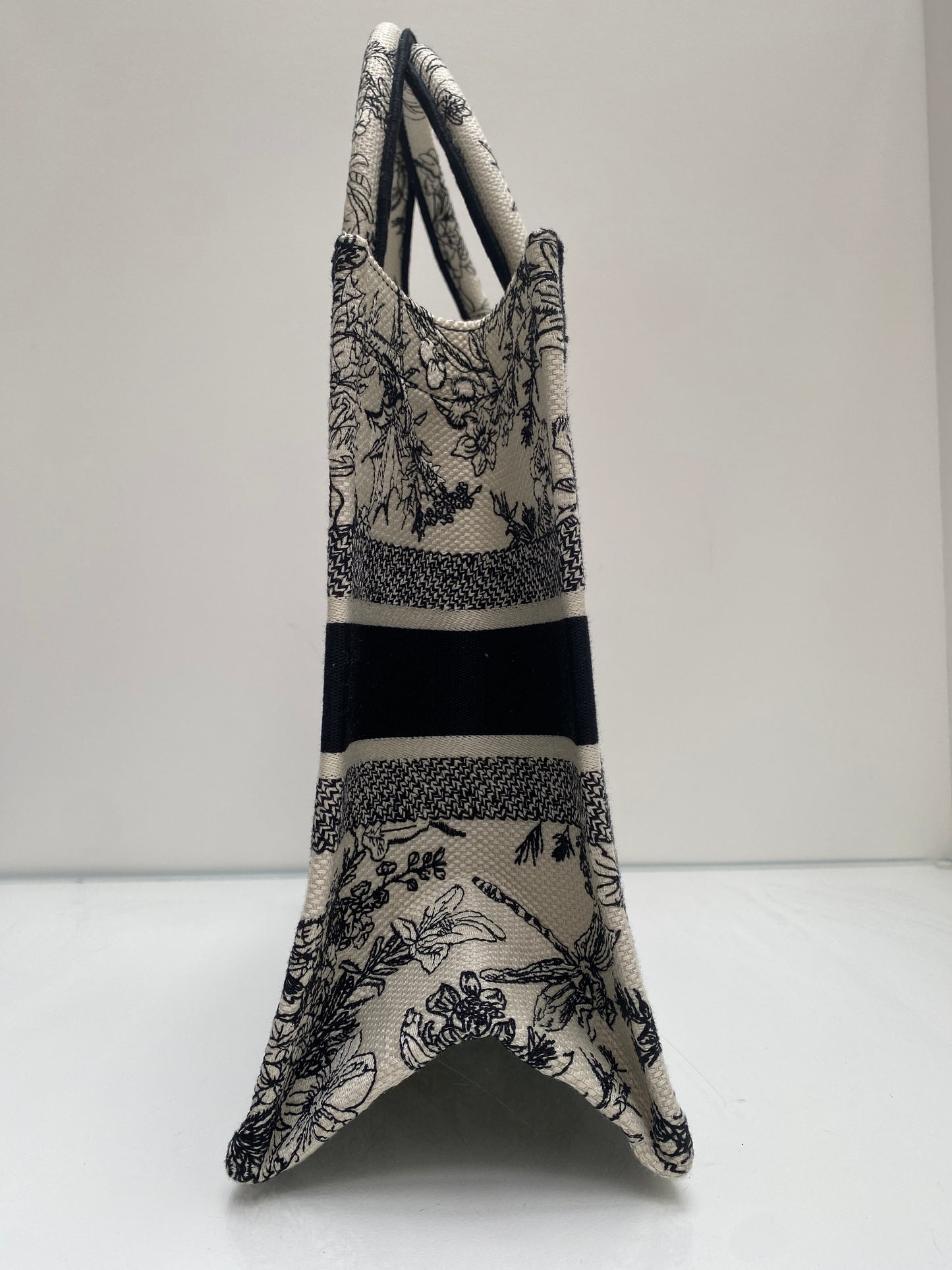 Christian Dior Black & White Medium Book Tote