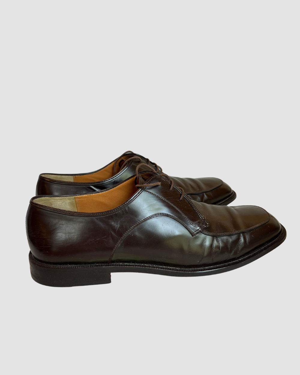 Salvatore Ferragamo Mocca Calf Corado Shoes, 11