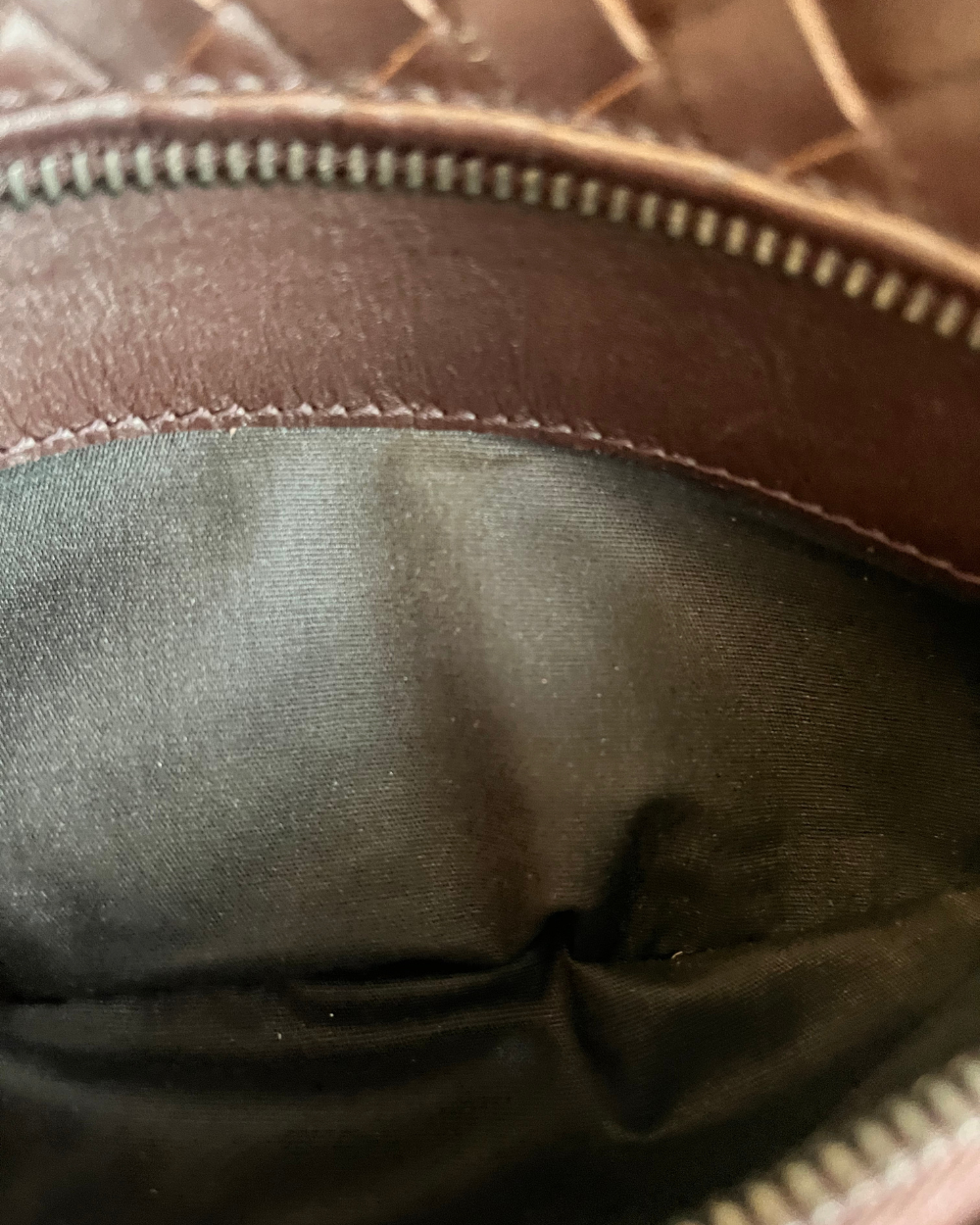 Bottega Veneta Purplish Brown Bum Bag