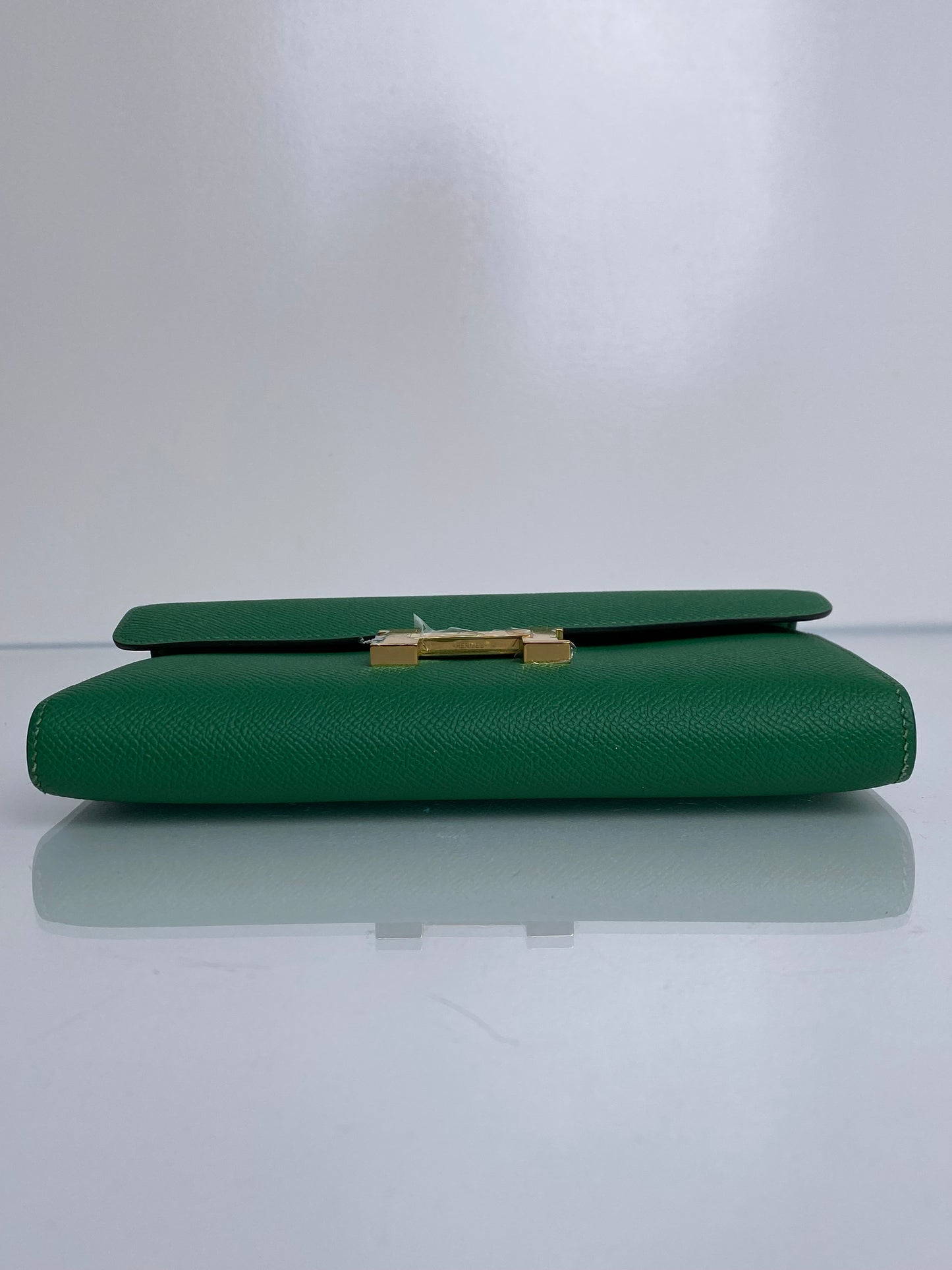 Hermes Green Epsom Constance Wallet GHW