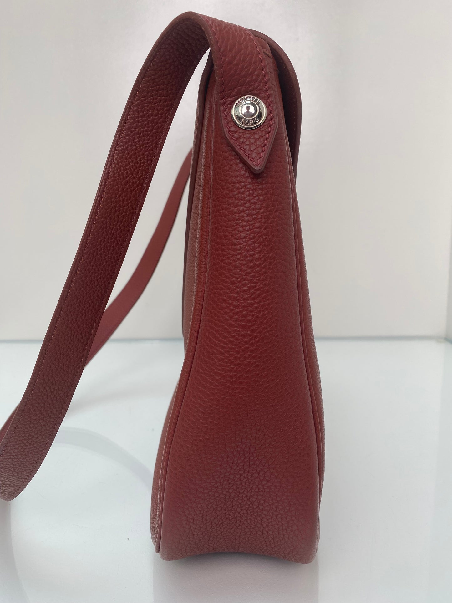 Hermes Christine Bordeaux Cornelian Togo PHW