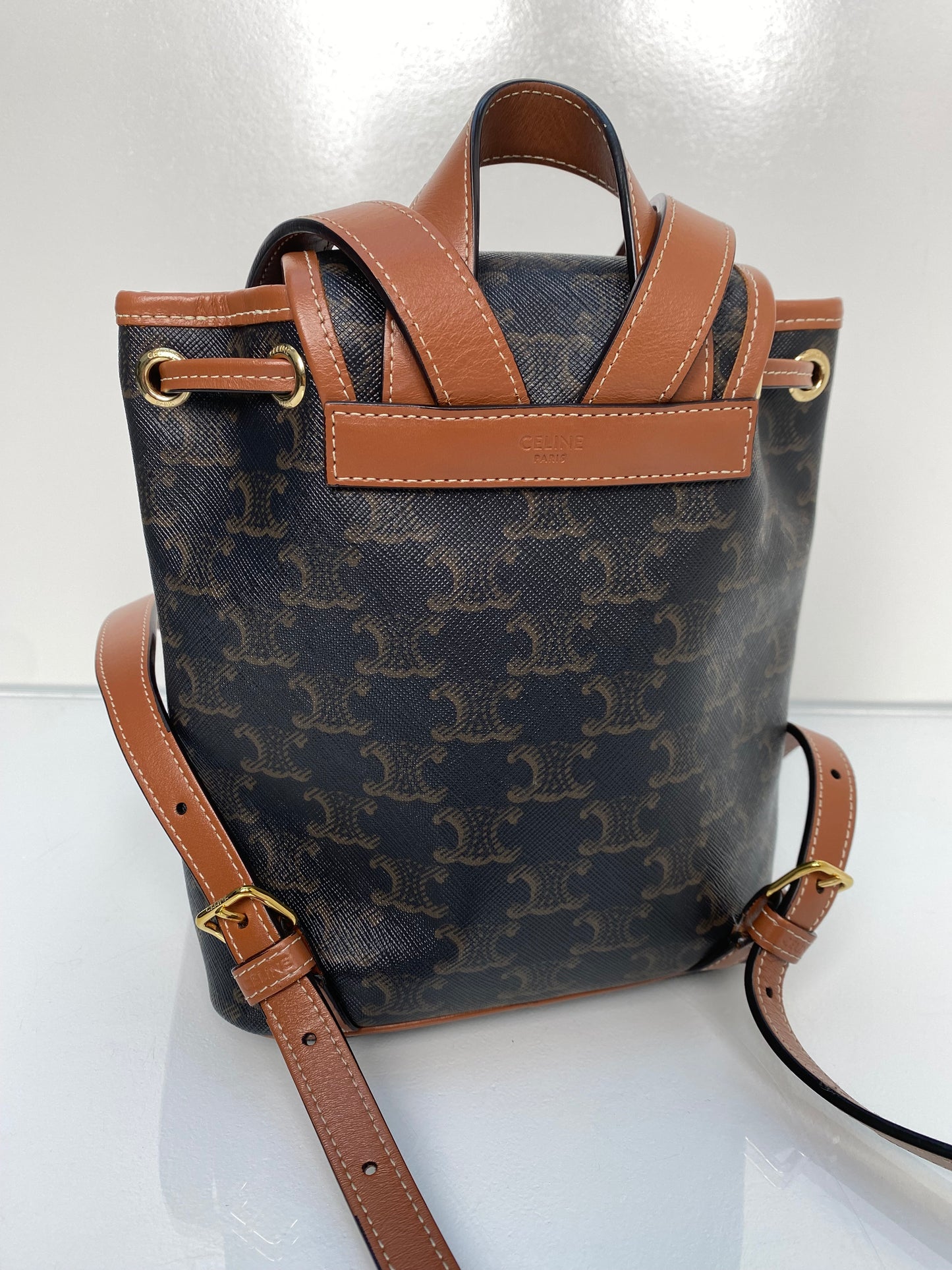 Celine Triomphe Mini Folco Backpack Bag