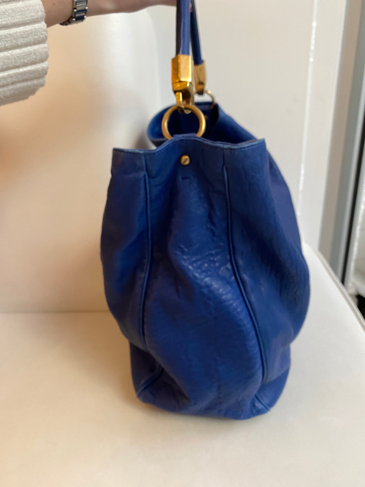 Saint Laurent Blue Shoulder Bag