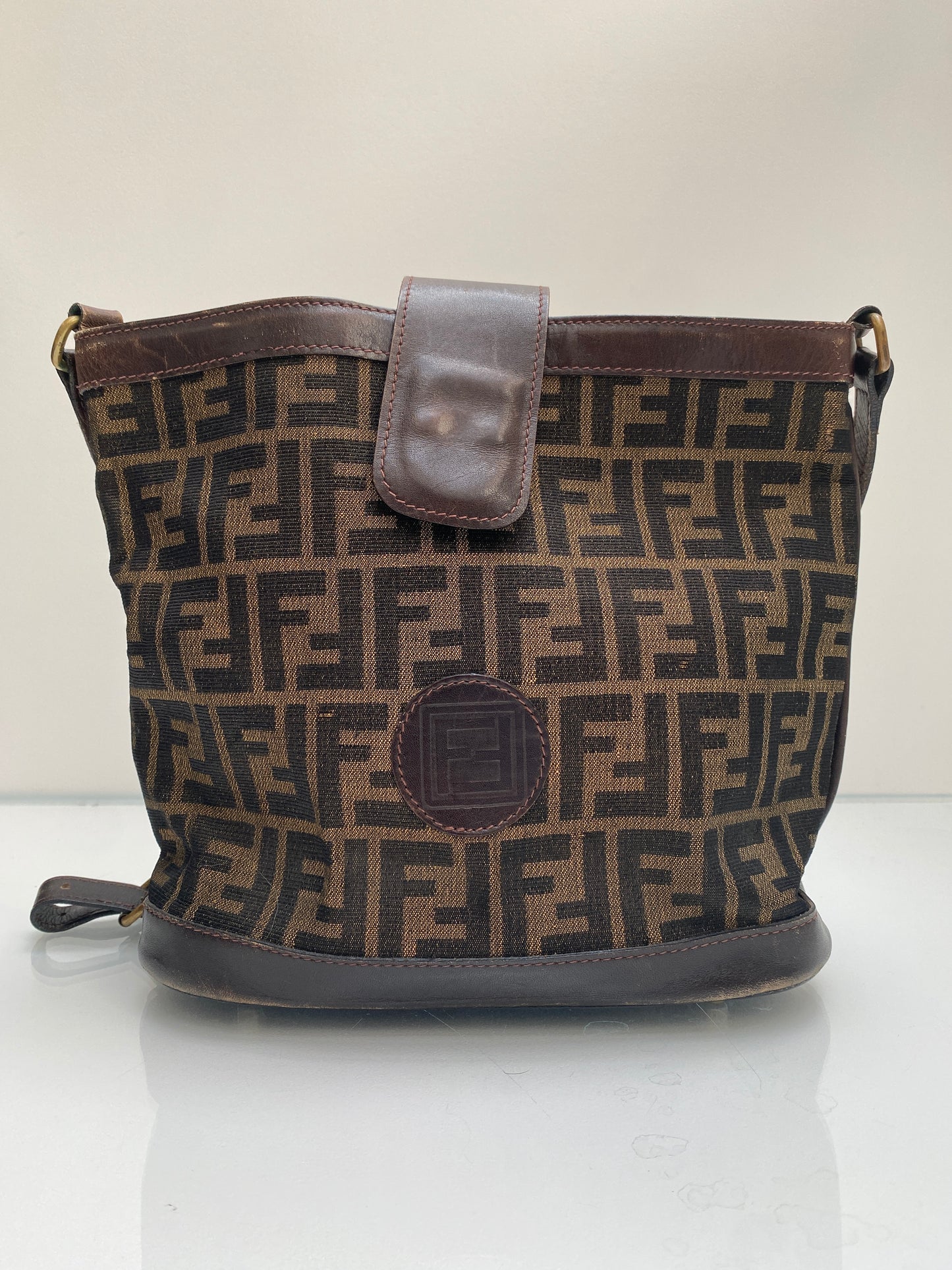 Fendi Vintage Zucca Bucket Bag