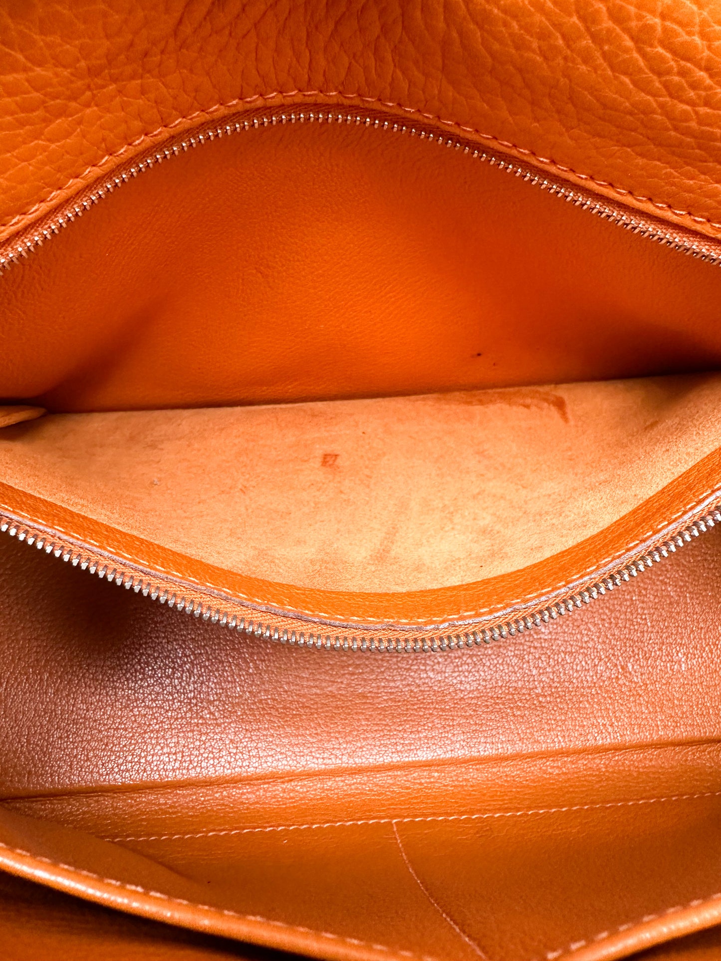 Hermes Kelly 28 Orange Togo PHW #H