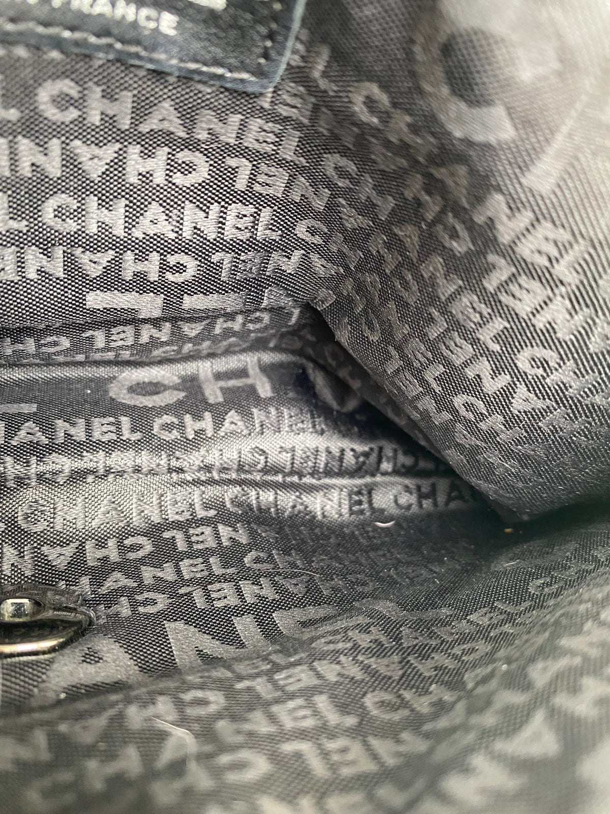 Chanel Pink Rabbit Fur-Trimmed & Blue Tweed Fantasy Flap Shoulder Bag RHW