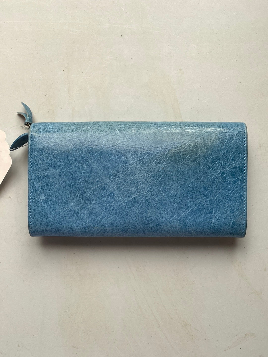 Balenciaga Blue Moto Wallet