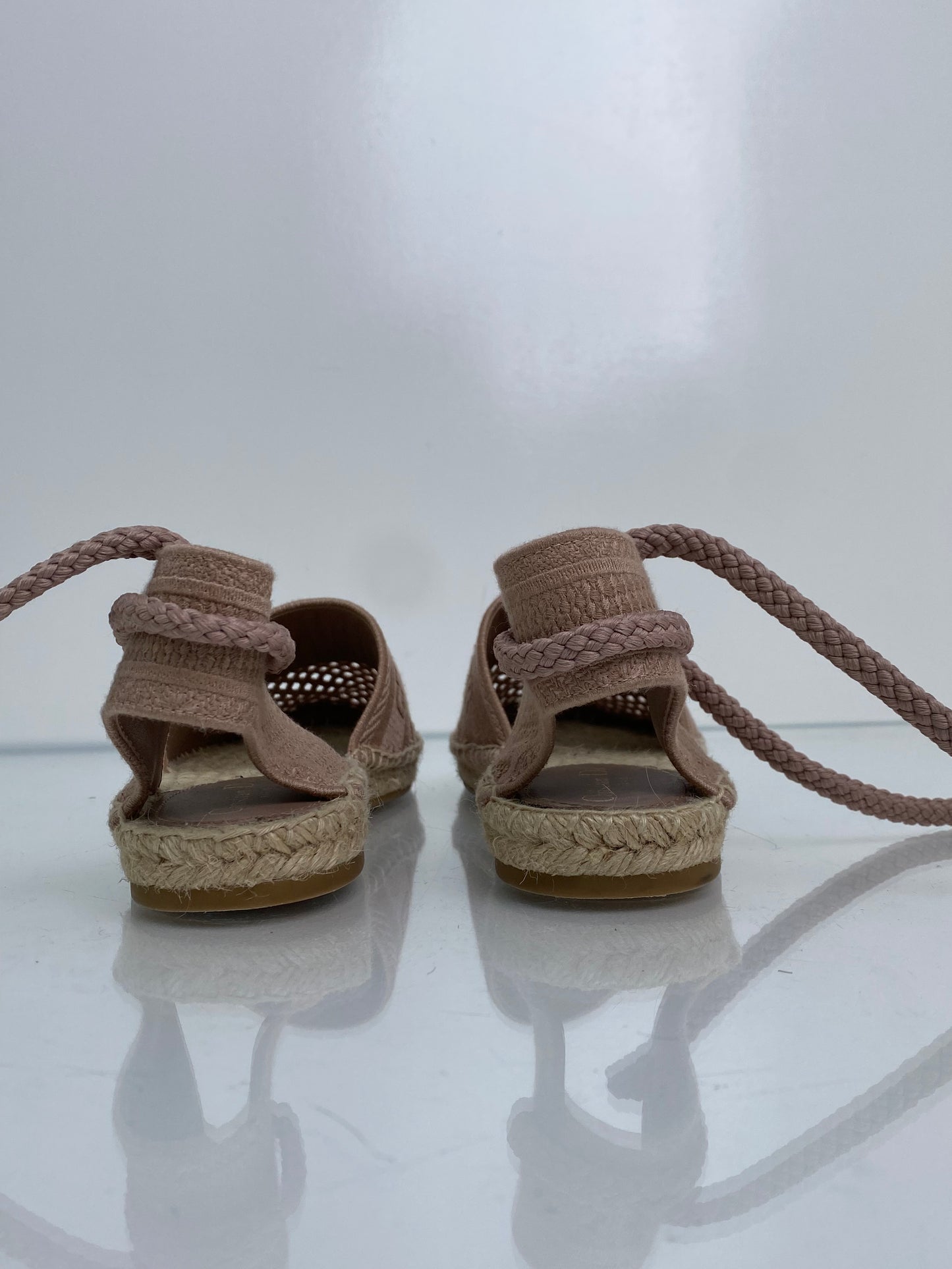 Christian Dior Blush Pink Espadrilles, 40