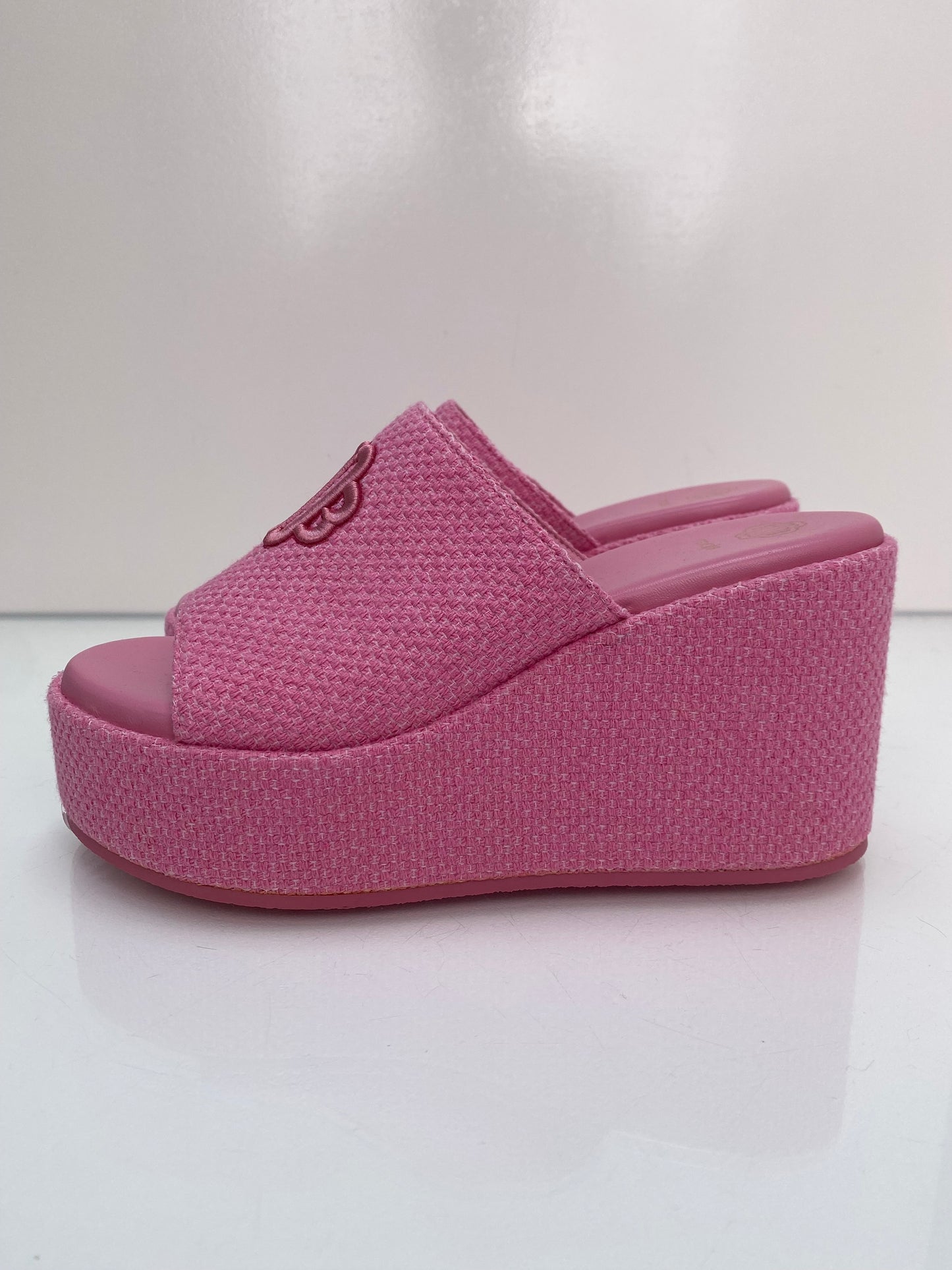 Maje Pink Platform Sandals, 40