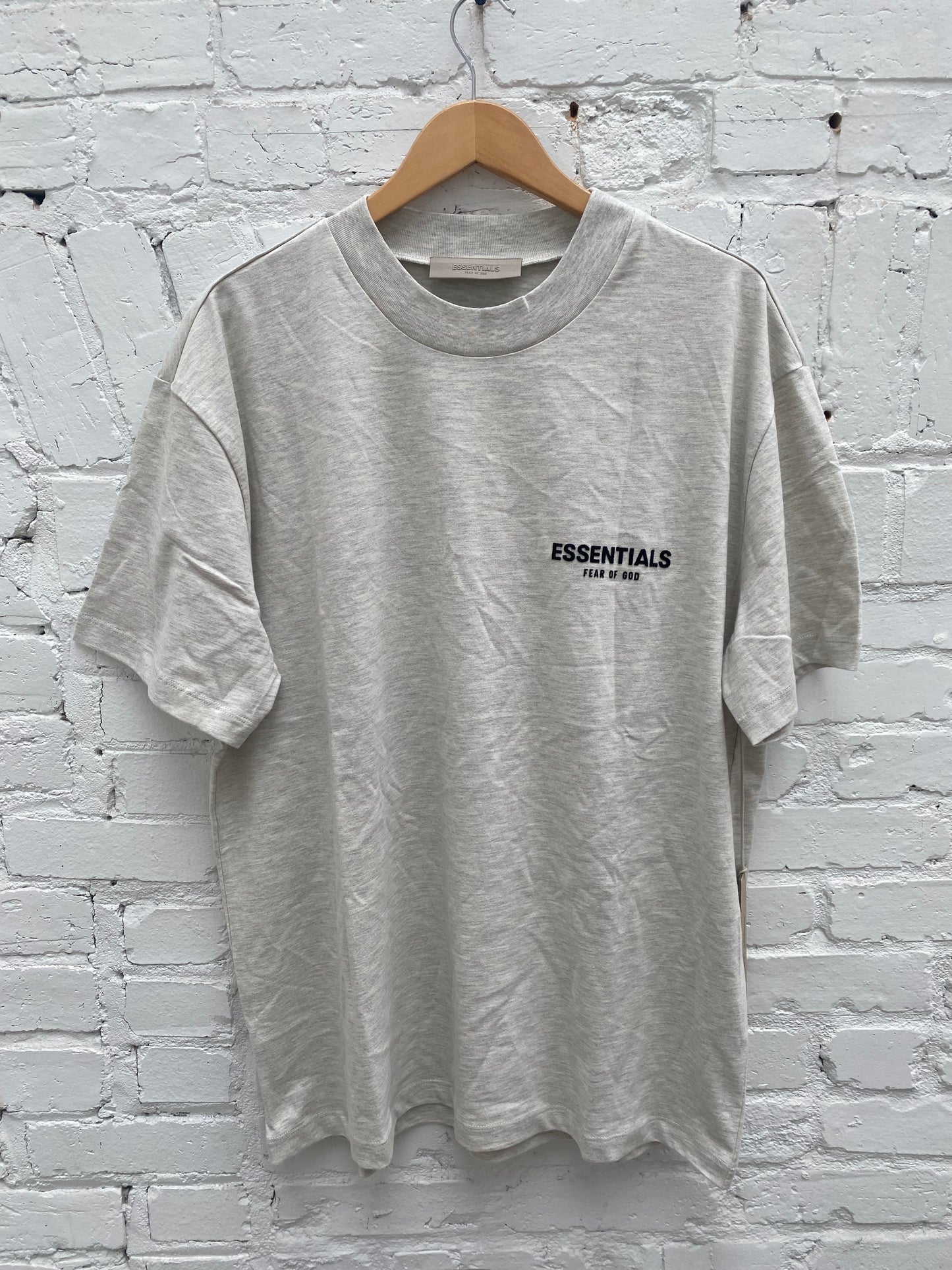 Essentials Light Oatmeal T-Shirt, M