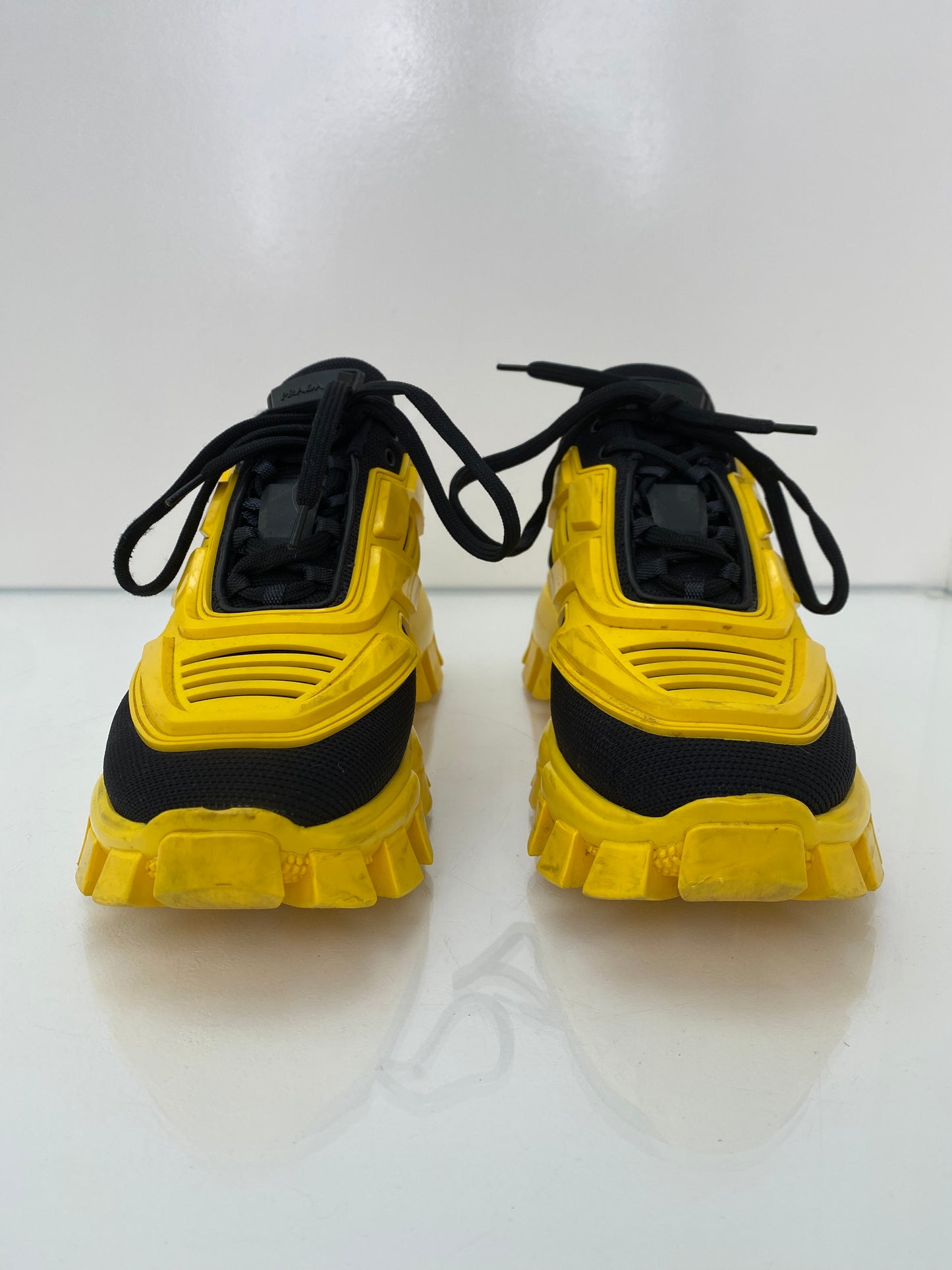 Prada Black/Yellow Sneakers, 39