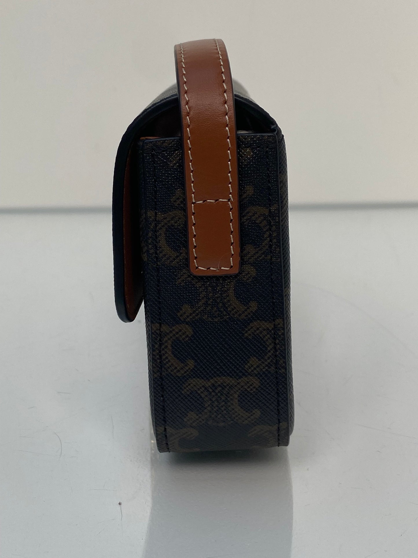 Celine Triomphe Monogram Claude Shoulder Bag