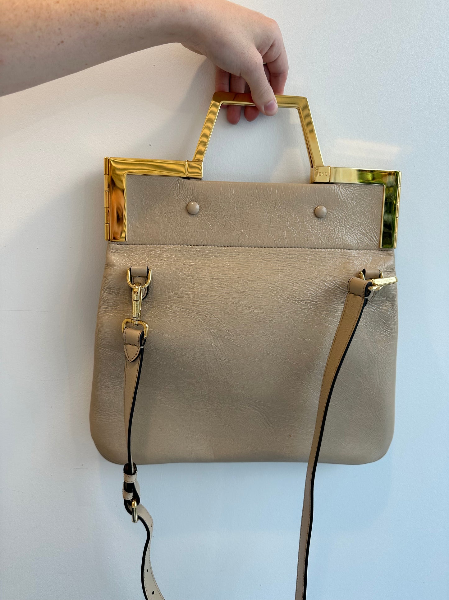 Fendi Fold Over Clutch/Crossbody