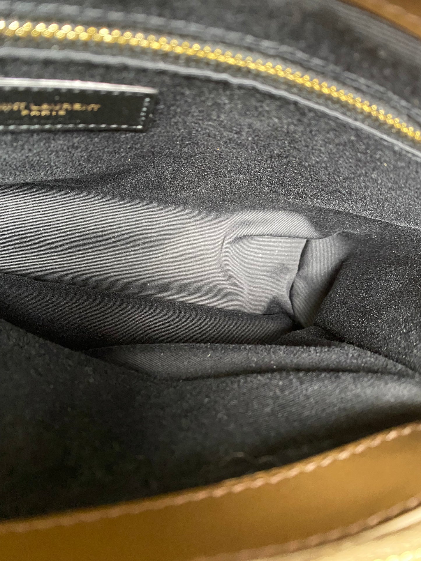 Saint Laurent Loulou Brown Matelasse Bag GHW