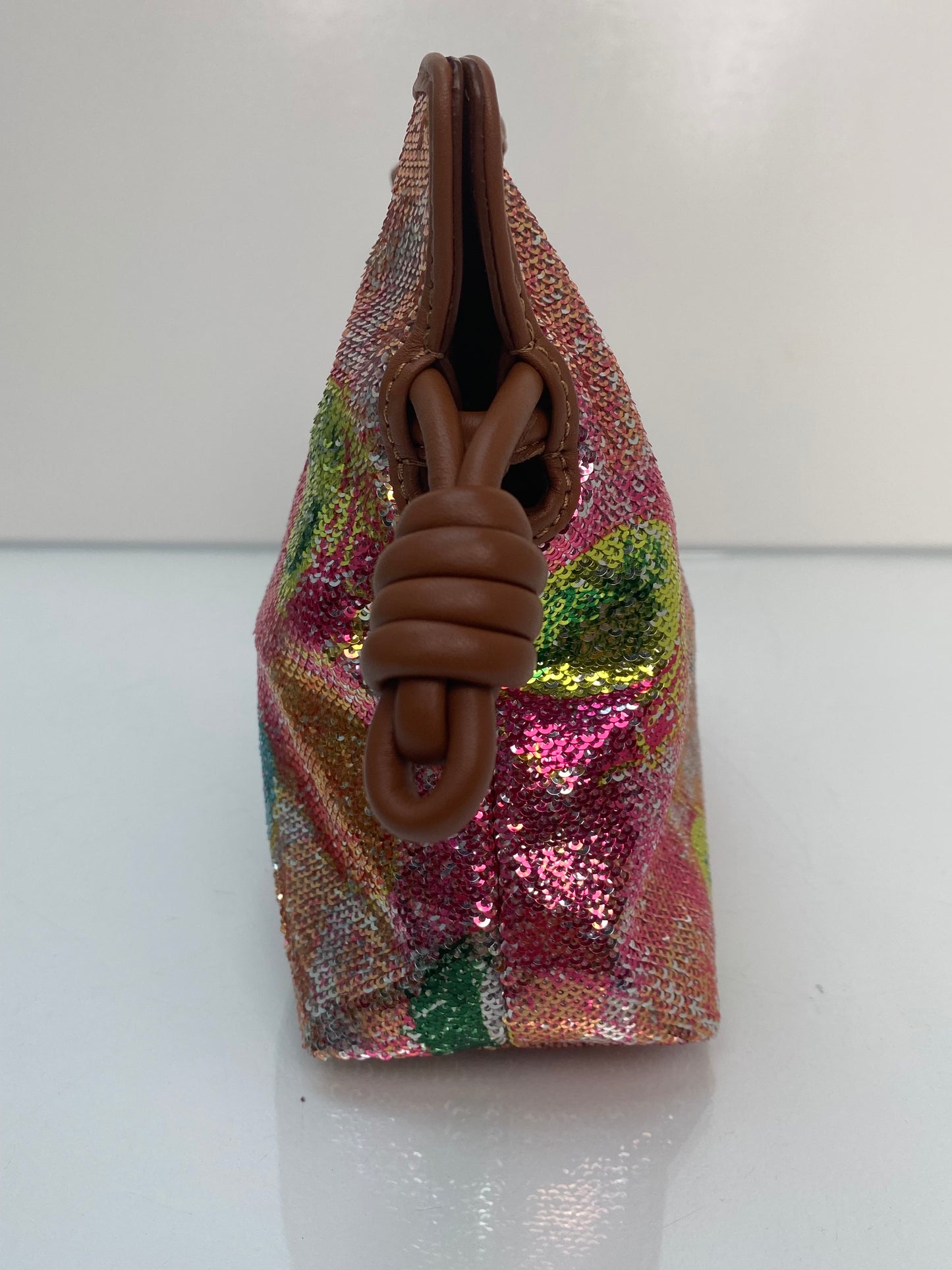 Loewe Paula’s Ibiza Sequin Bottle Cap Flamenco Convertible Clutch