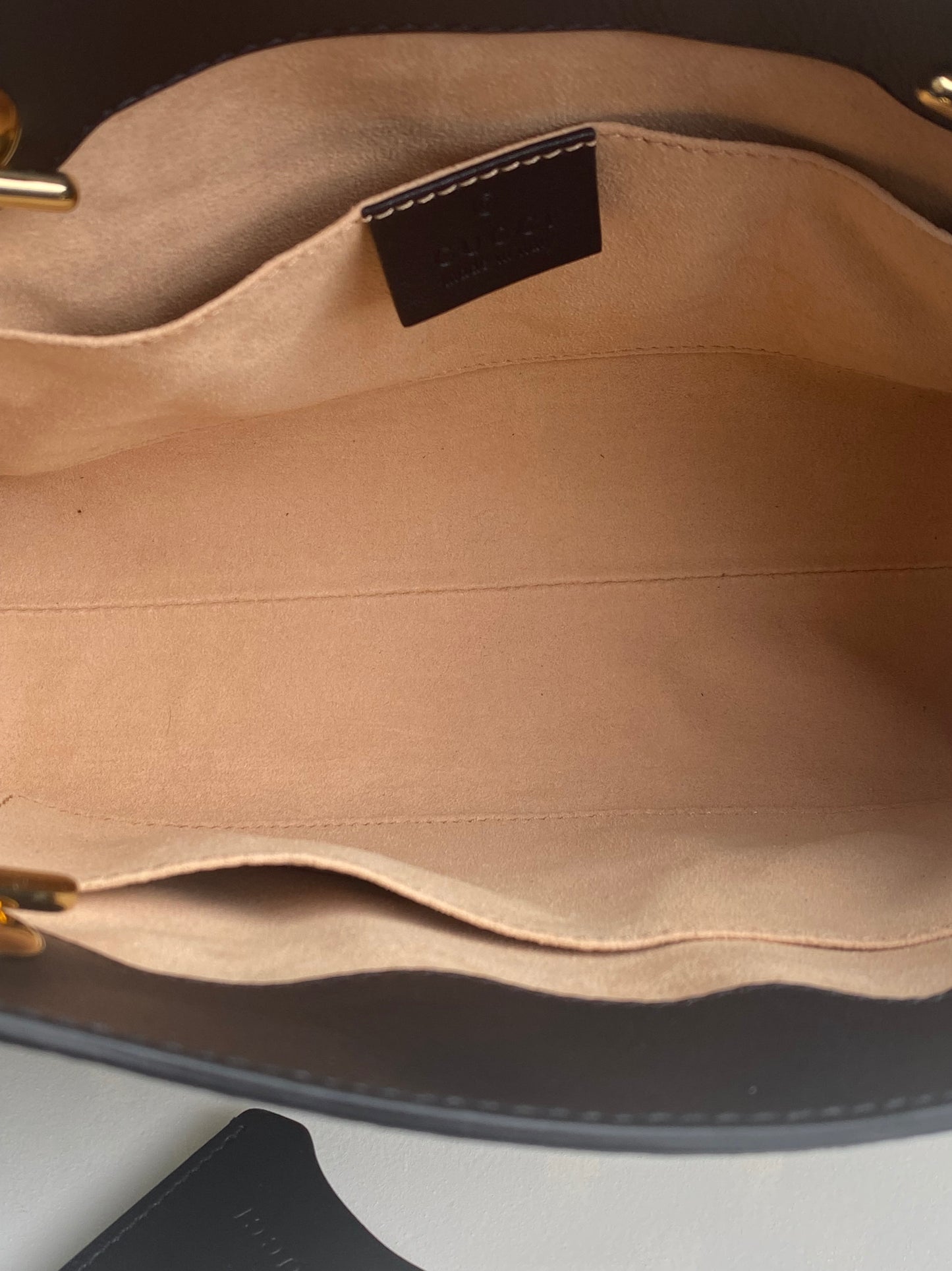 Gucci Monogram & Black Bee Padlock Small Tote Bag GHW