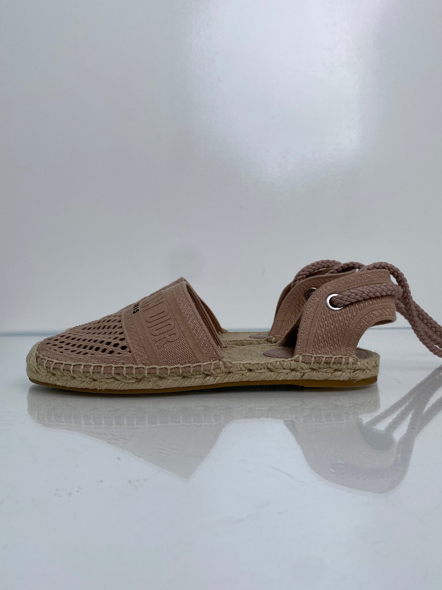 Christian Dior Blush Pink Espadrilles, 40