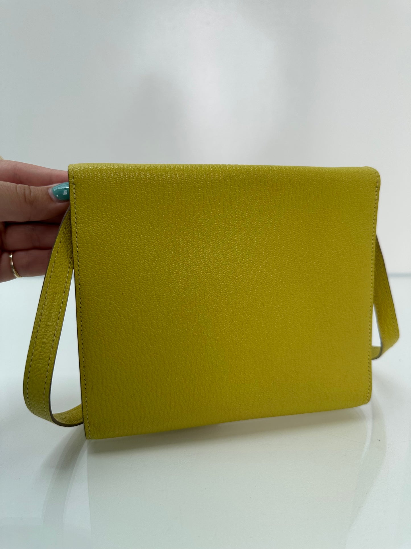 Hermes Clic 16 Lime Chèvre PHW