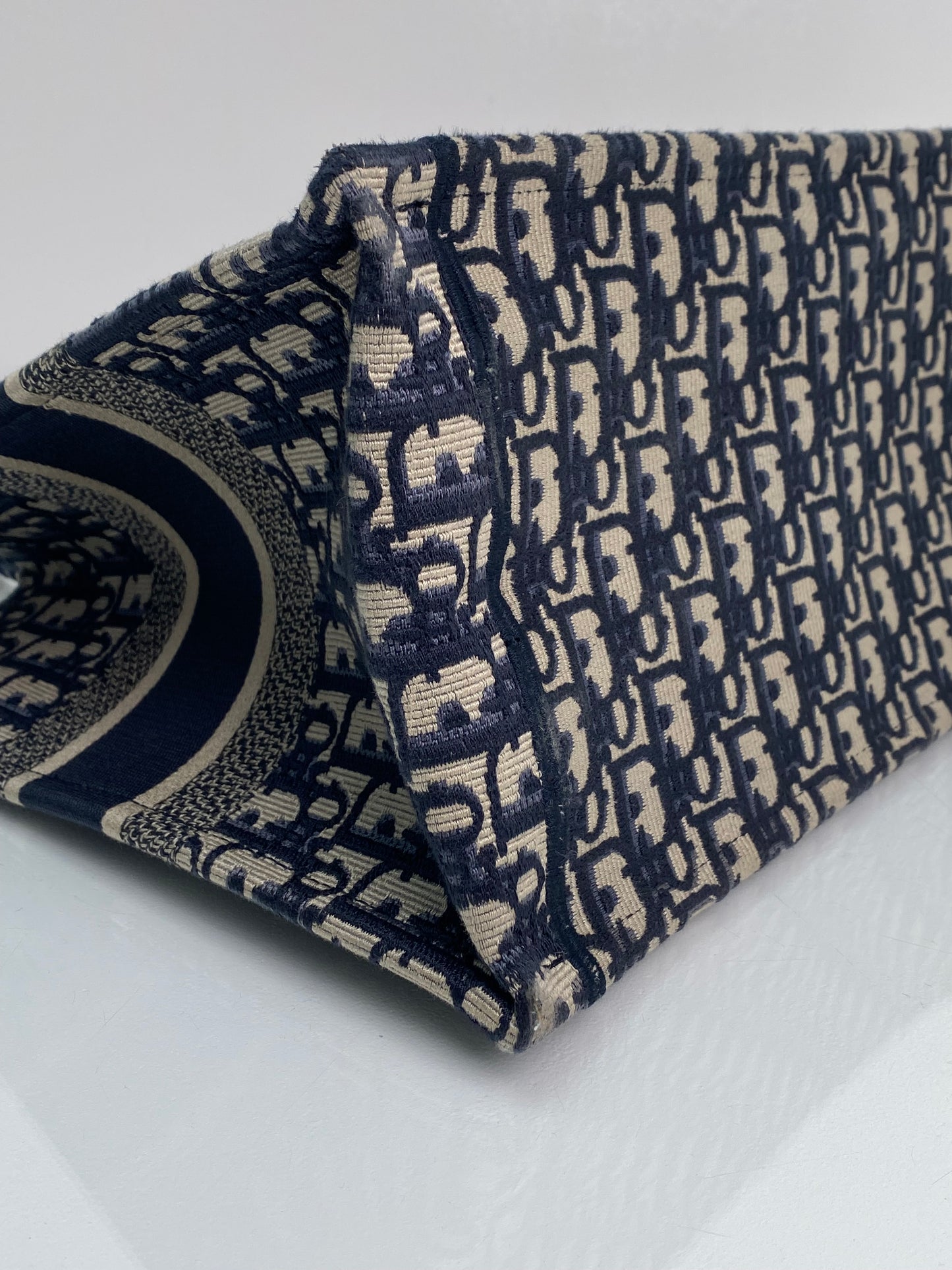 Dior Navy Oblique Book Tote