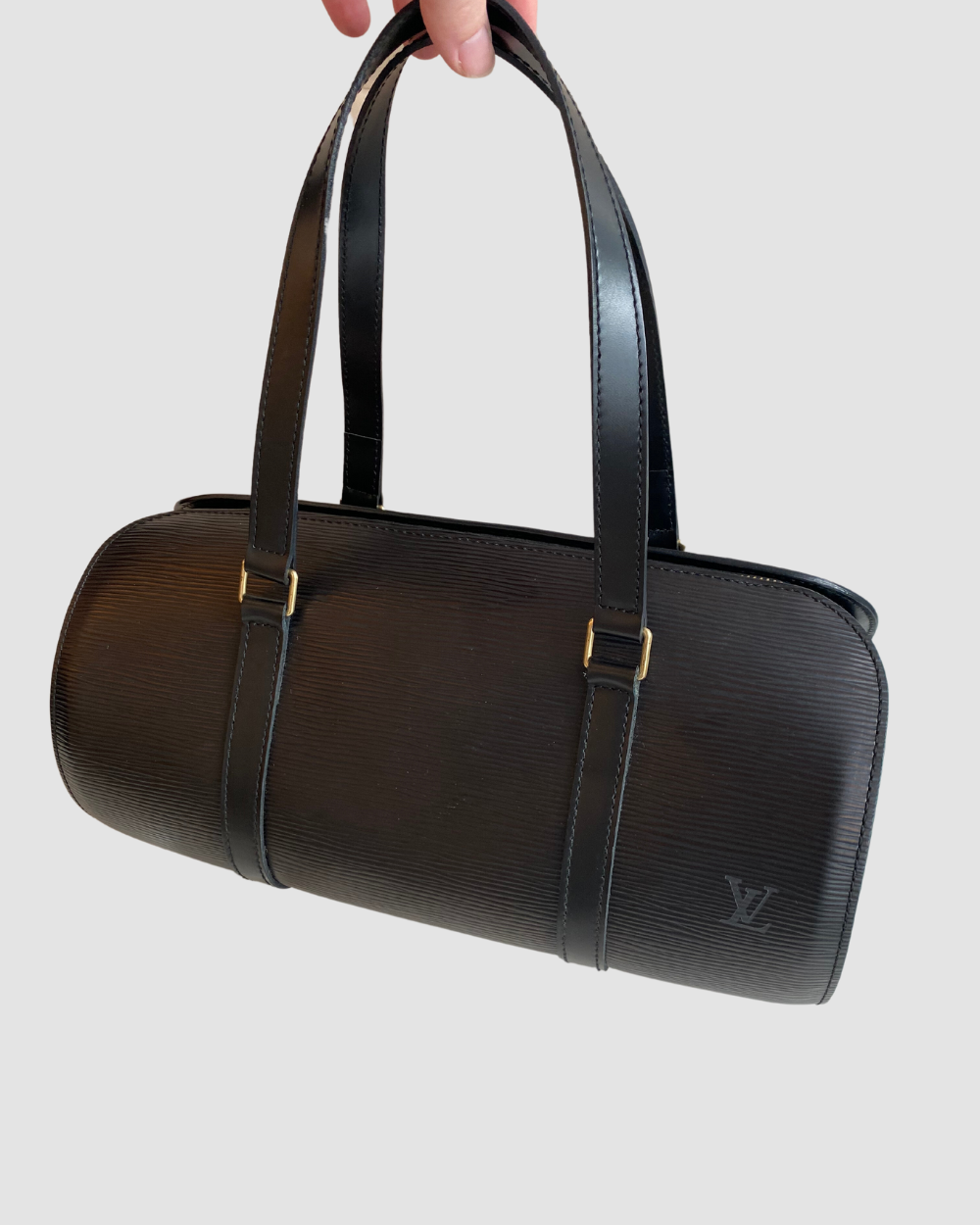 Louis Vuitton Soufflot Black Epi