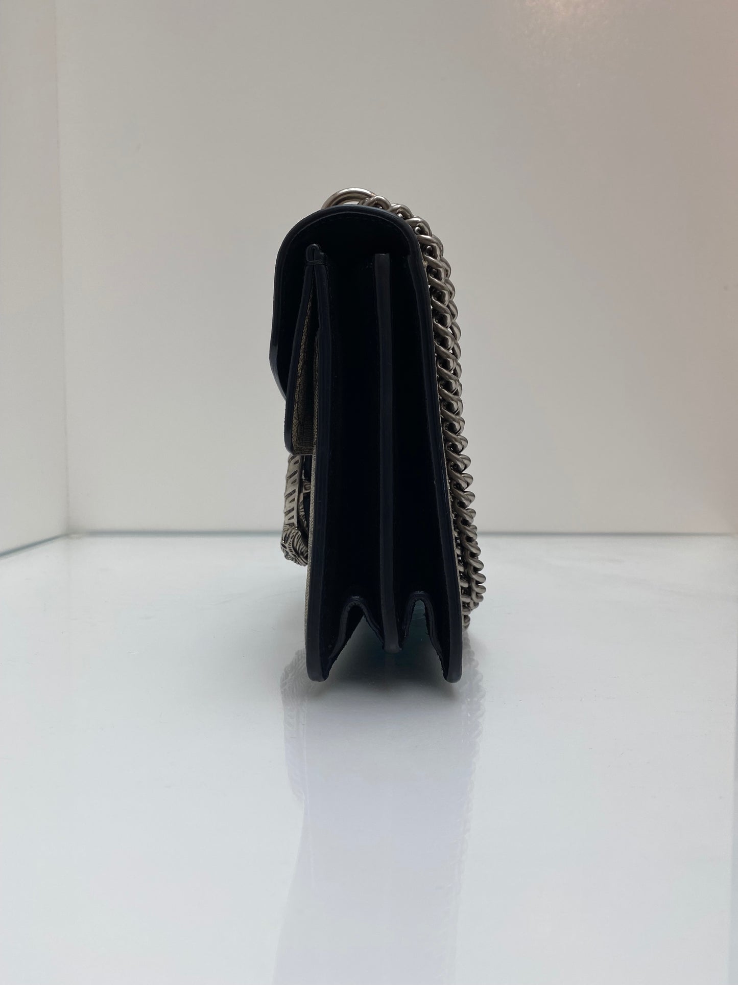 Gucci Dionysus GG Logo & Black Velvet Shoulder Bag