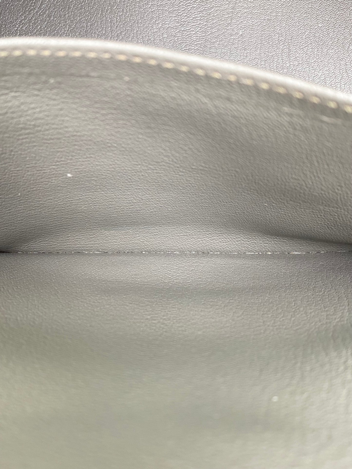 Hermes Birkin 35 Gris Etain Togo GHW #A