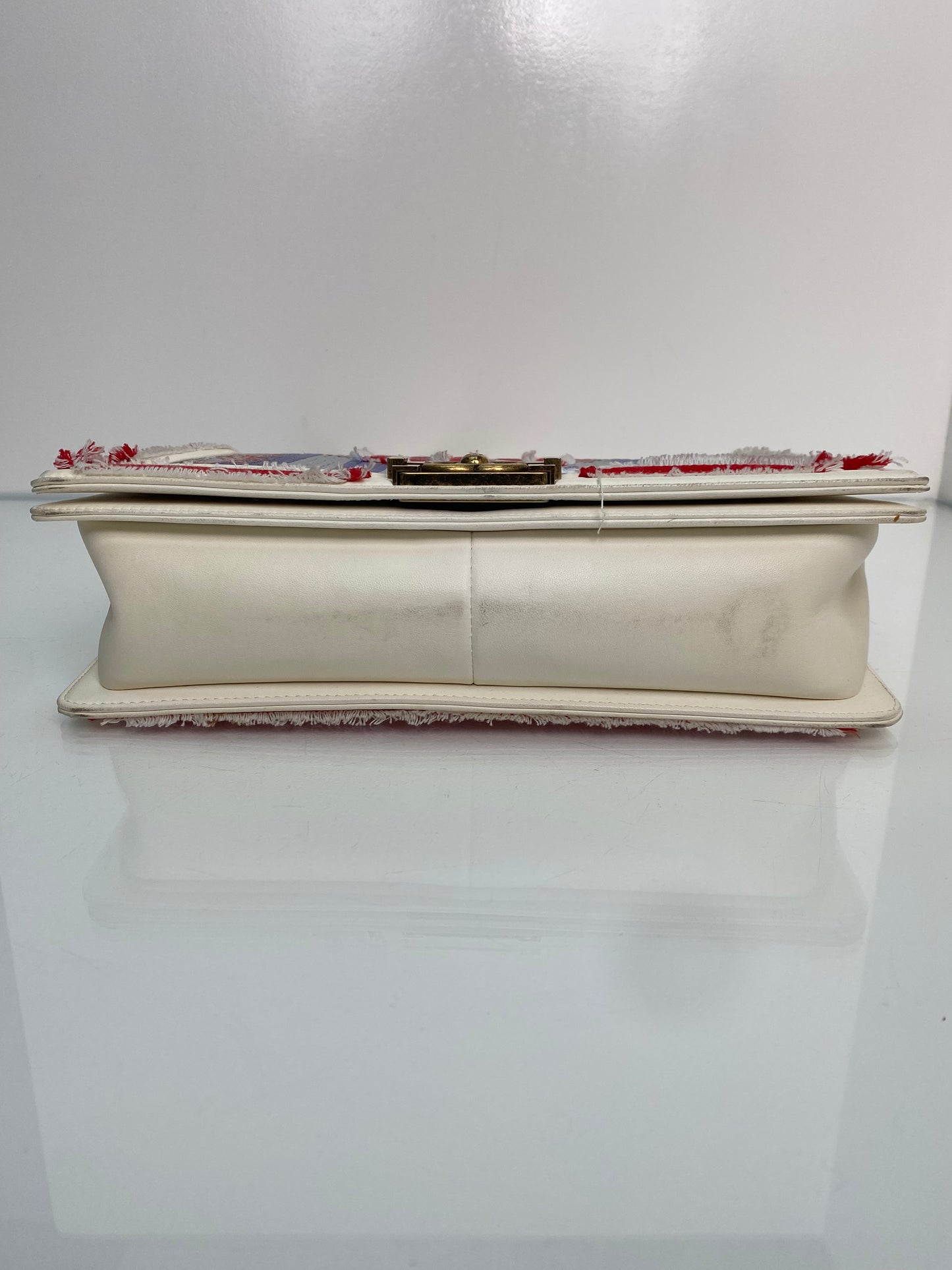 Chanel Red, White, & Blue 2017 Cuba Boy Bag GHW