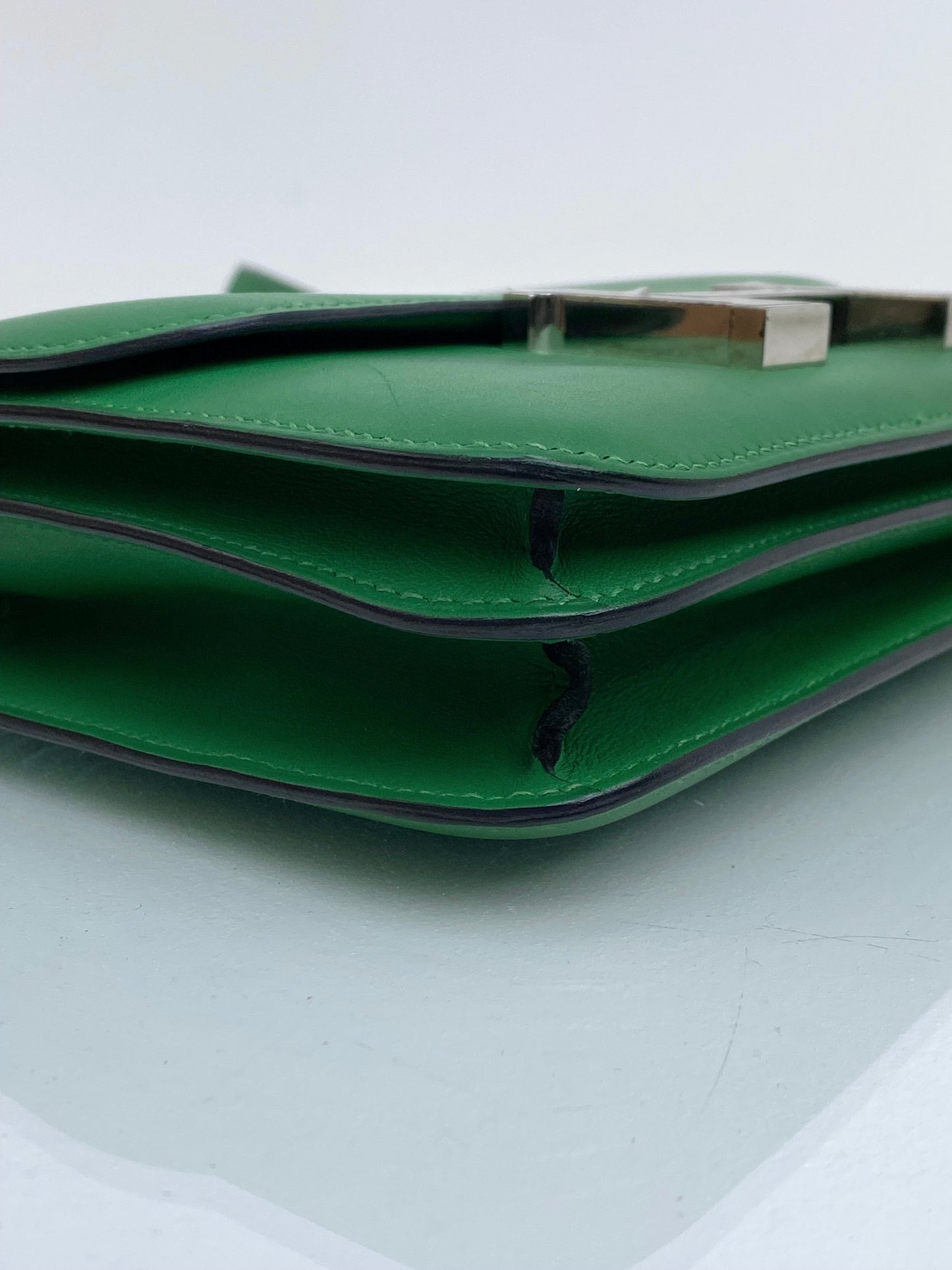 Hermes Constance 18 Green Calf PHW