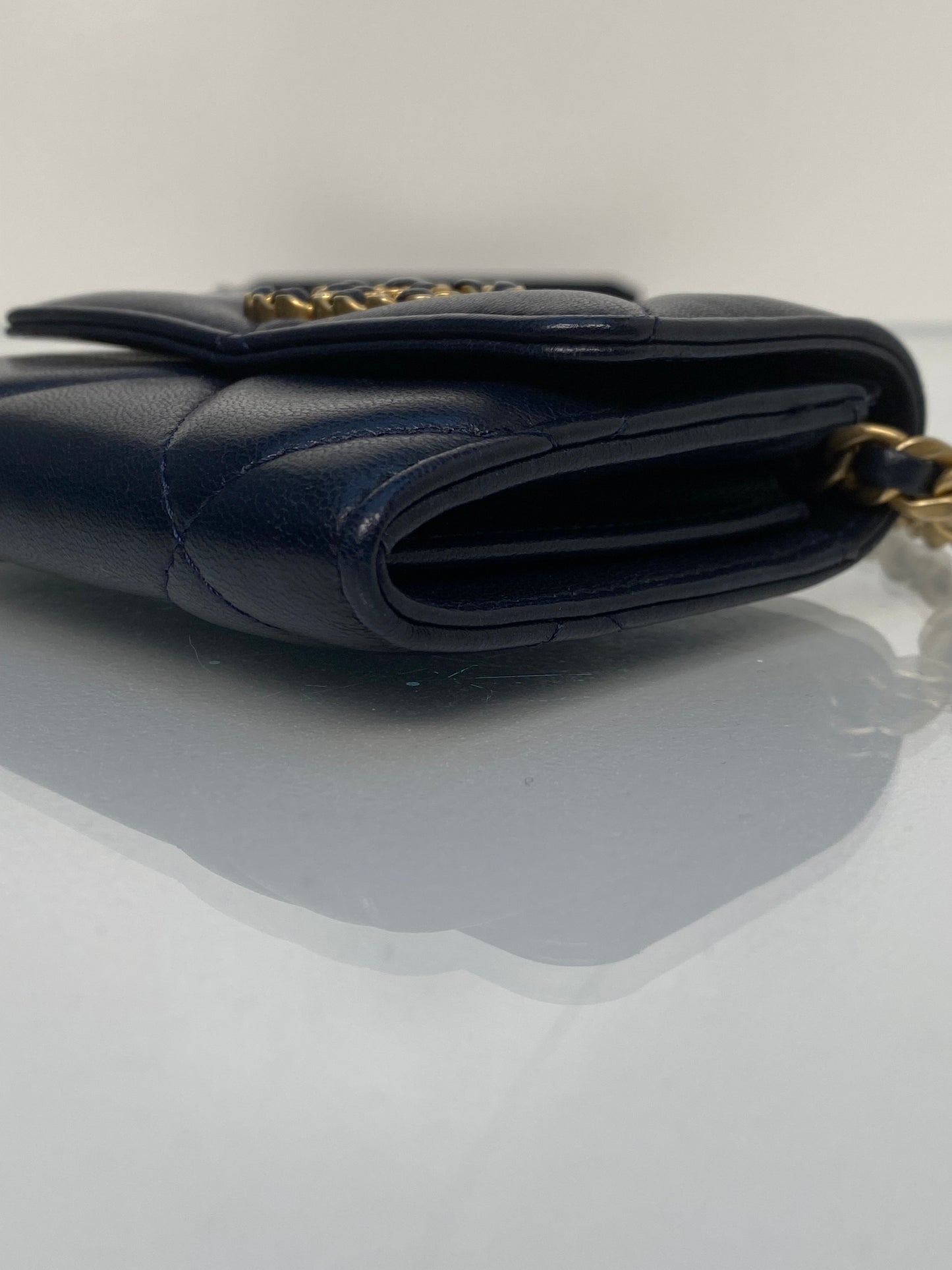 Chanel 19 Navy Mini Crossbody Bag