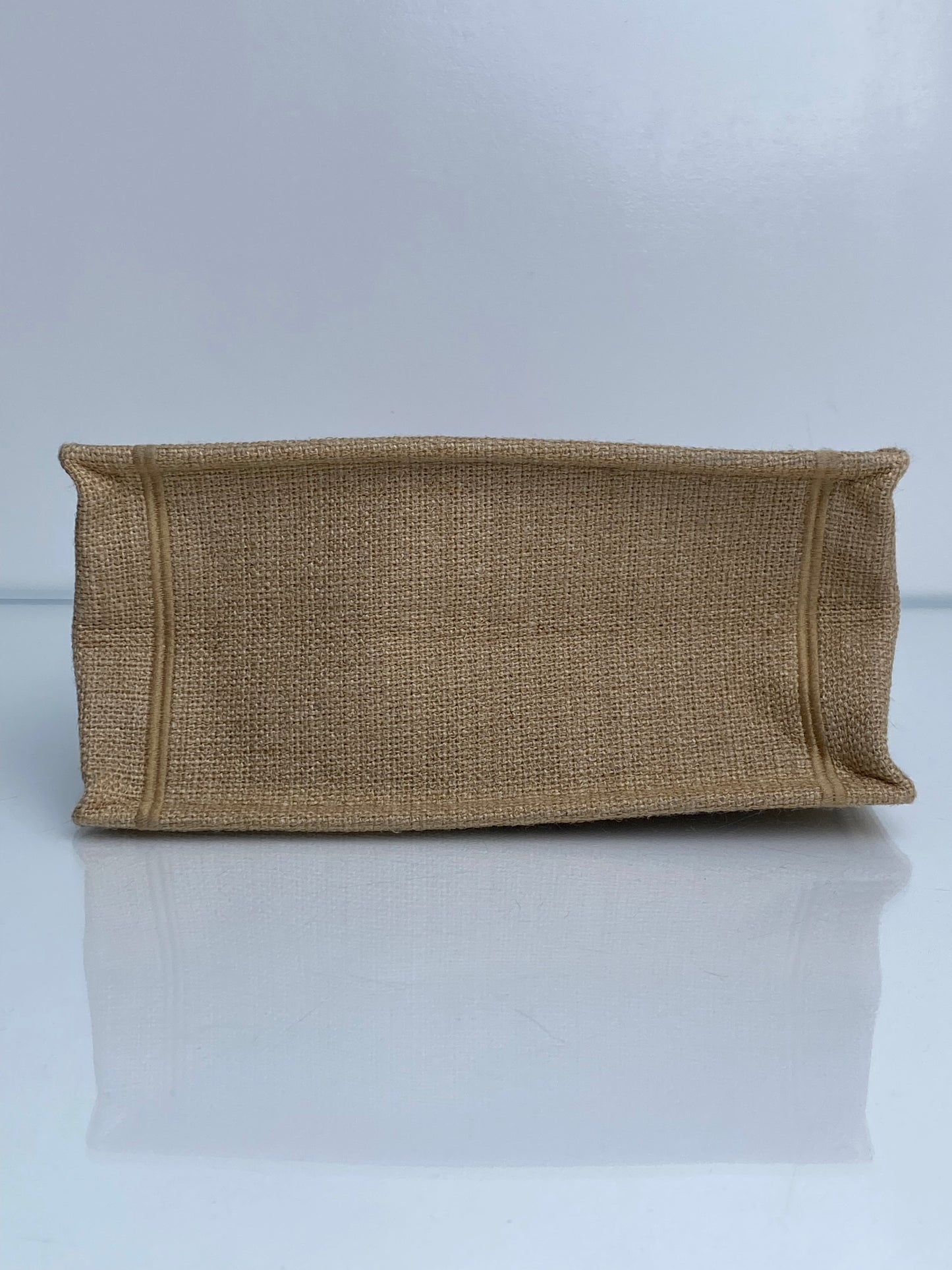 Christian Dior Jute Small Logo Book Tote