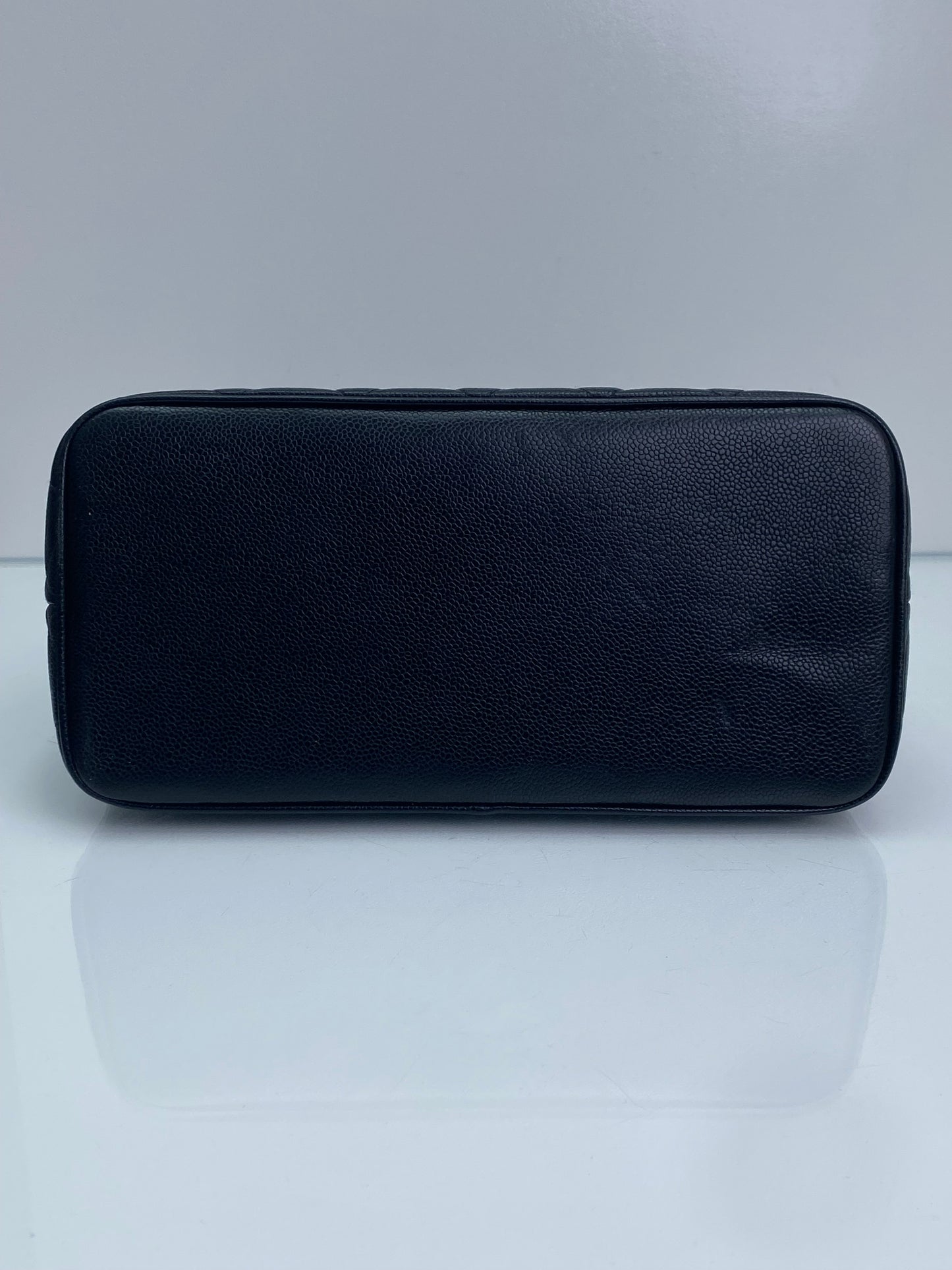Chanel Medallion Black Caviar Medium Tote SHW