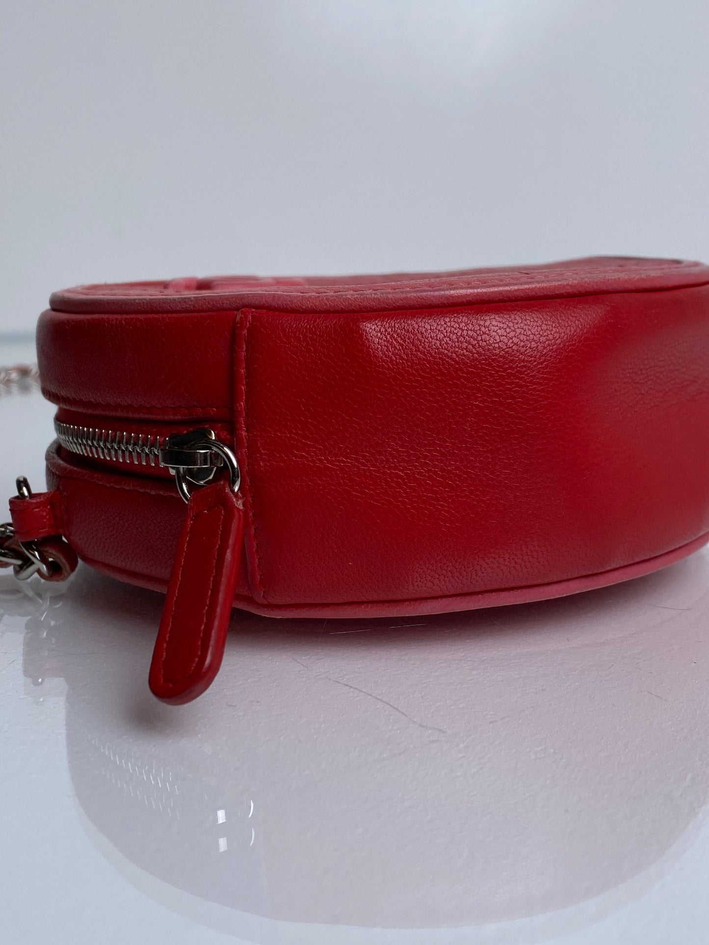 Chanel Pink & Red Crossbody Coin Bag SHW