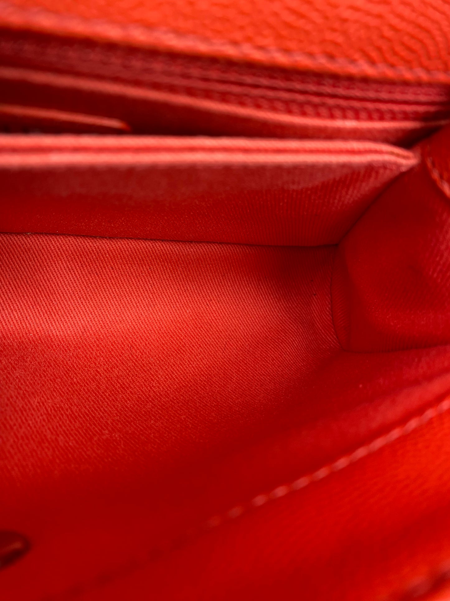 Chanel Red Chevron Coco Handle Bag