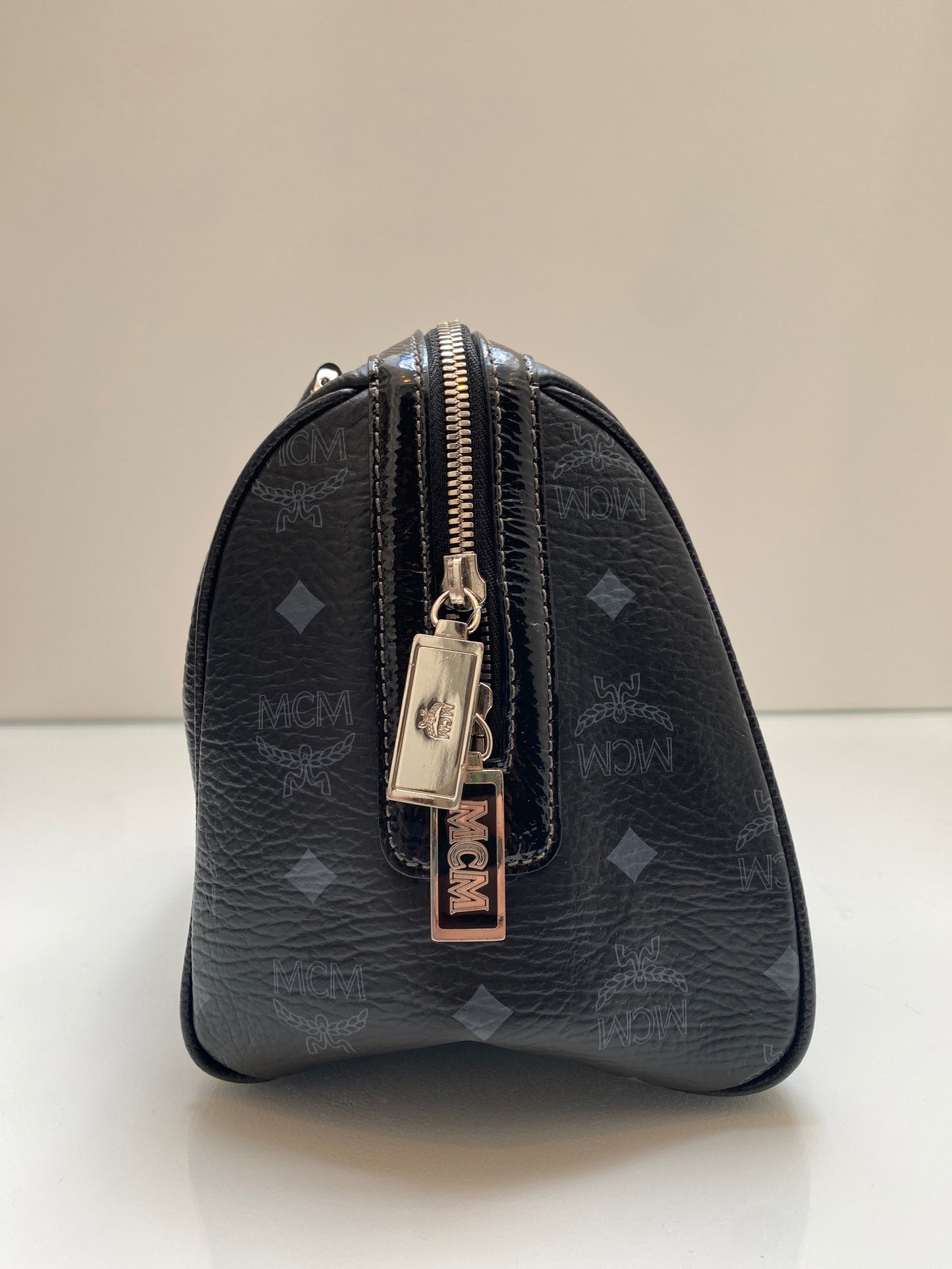 MCM Boston Black Bag