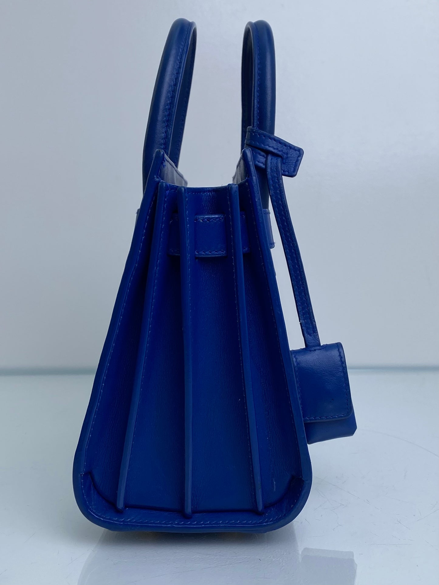 Saint Laurent Blue Crossbody Mini Nano GHW