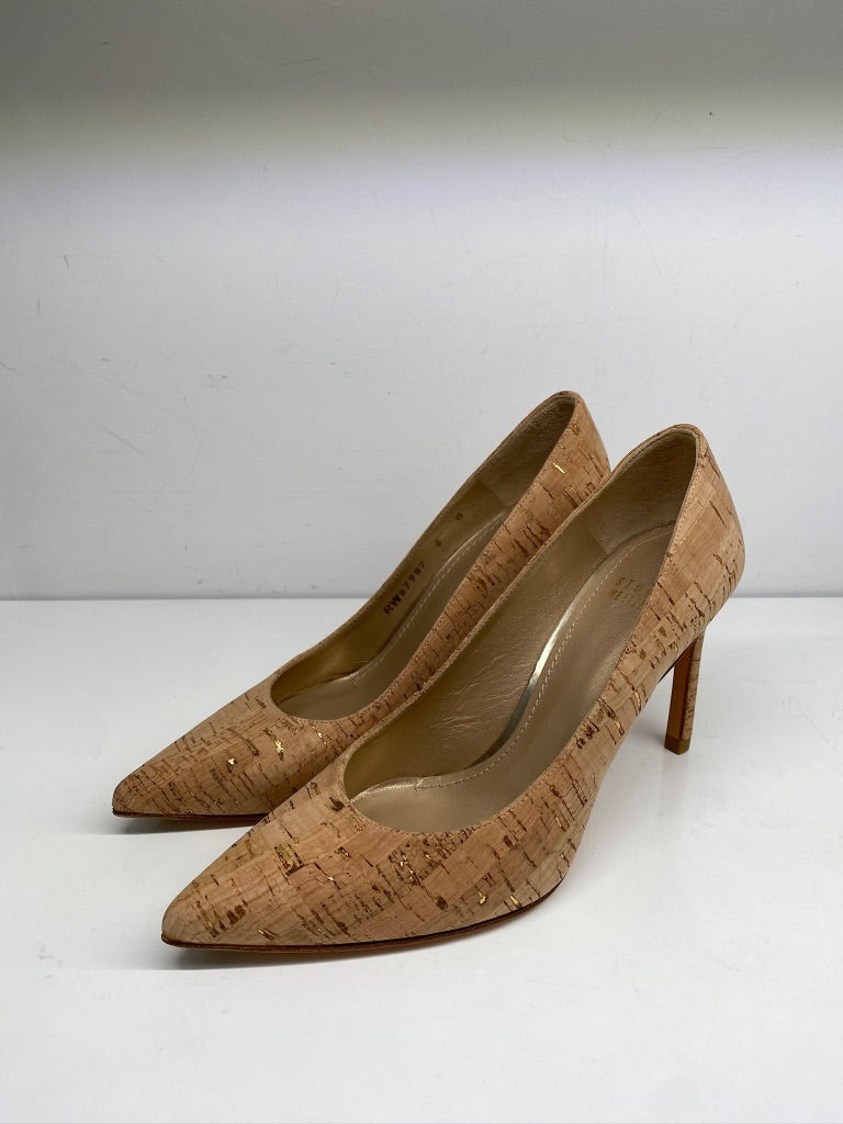 Stuart Weitzman Cork Heels Sz 6