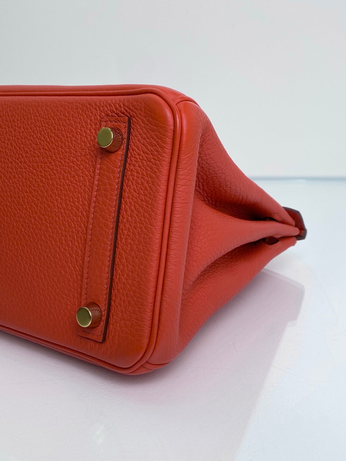 Hermes Birkin 25 Cappucine Togo GHW #Q