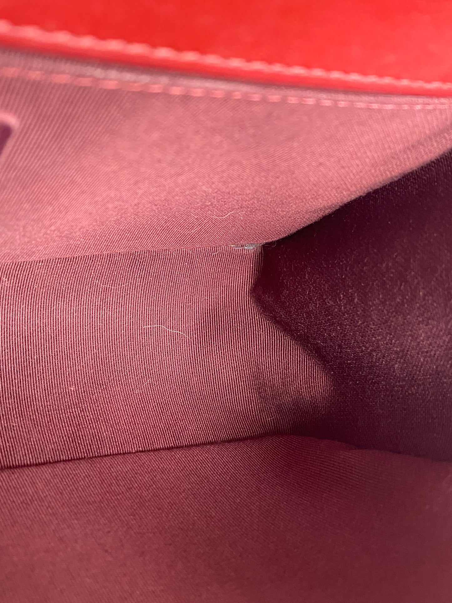 Chanel Wine Red Lambskin Medium Boy Bag GHW #23
