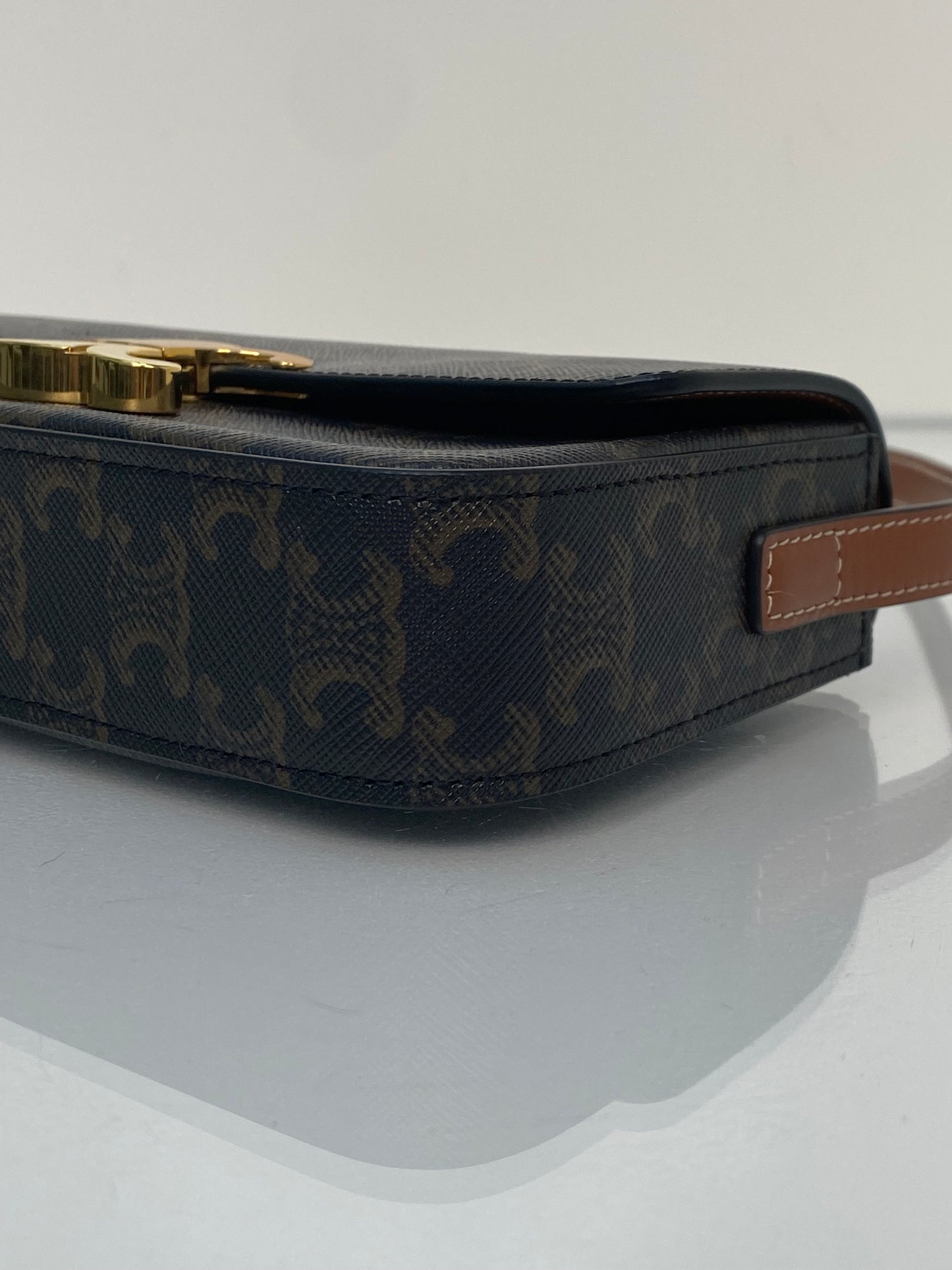 Celine Triomphe Monogram Claude Shoulder Bag