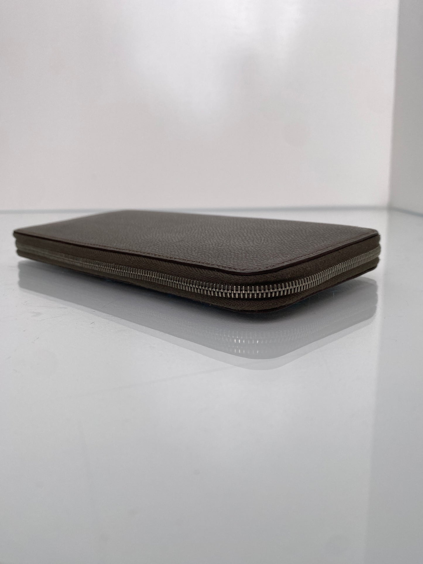 Hermes Azap Silk Etain Epsom Zip around Long wallet PHW