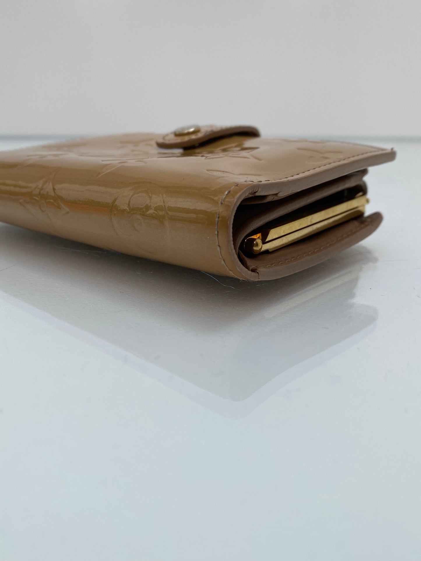 Louis Vuitton Vernis Beige Mini Agenda