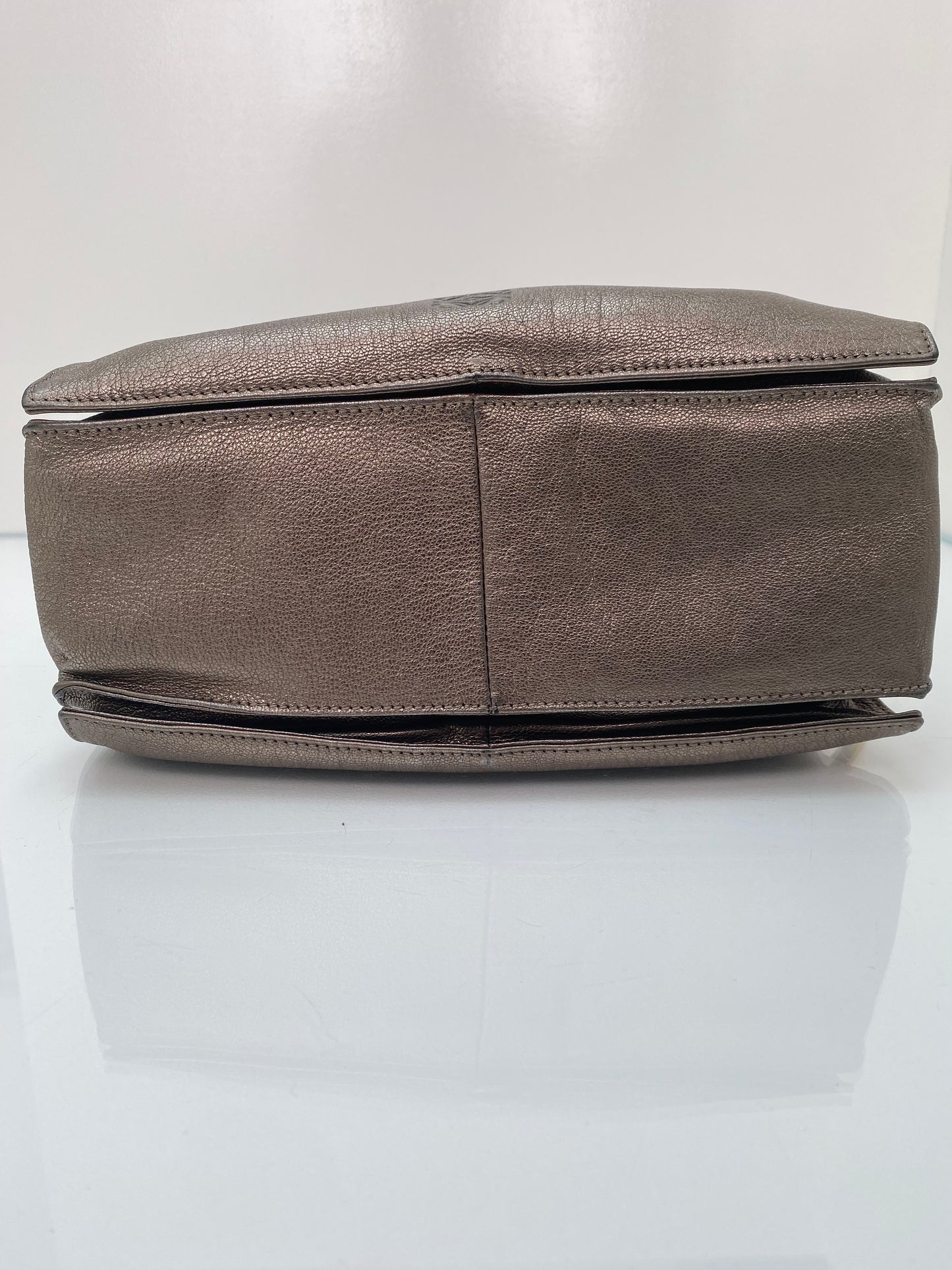 Loewe Brown Metallic Bag GHW