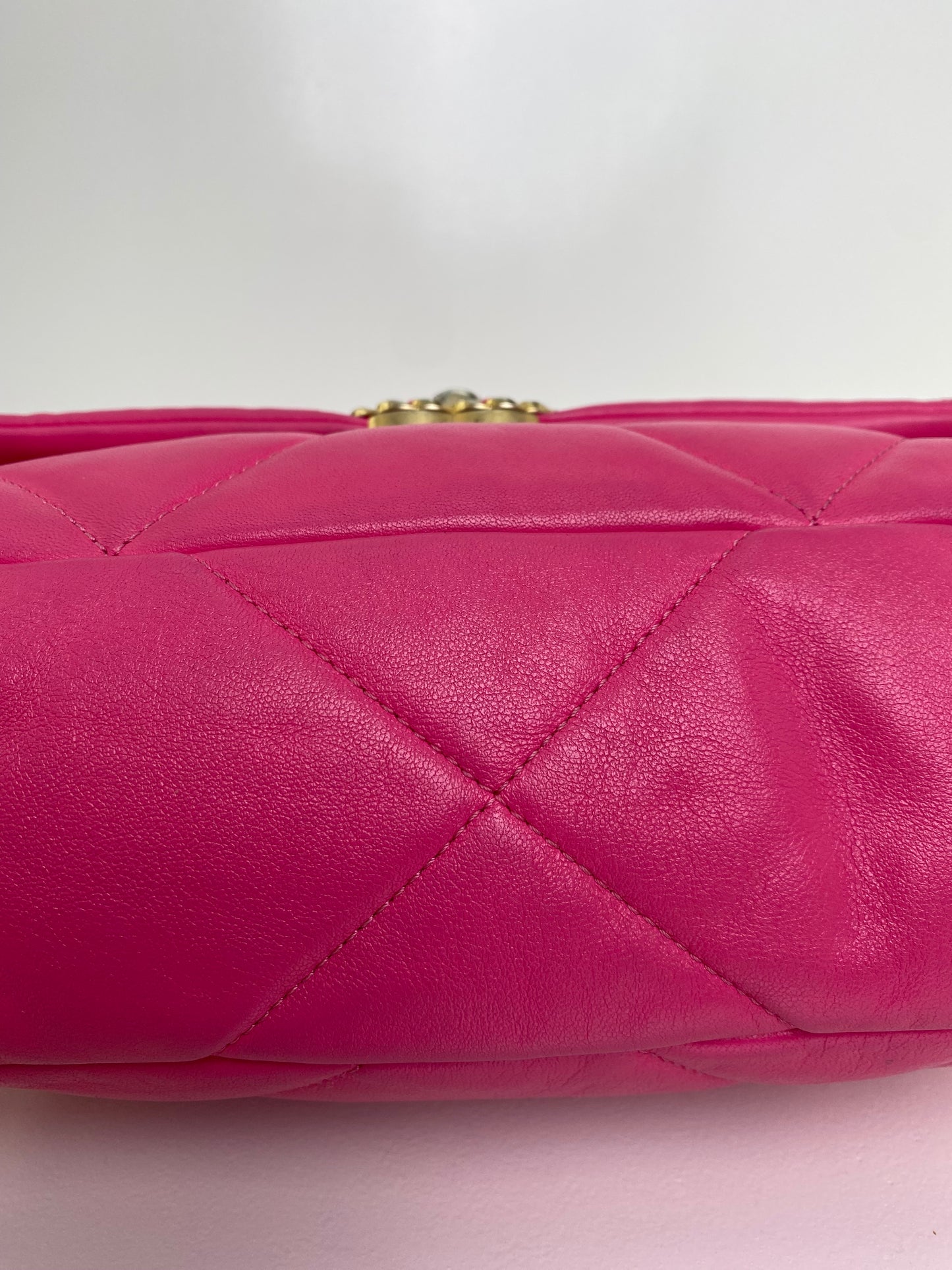 Chanel Pink 19 Medium Flap Bag TTHW