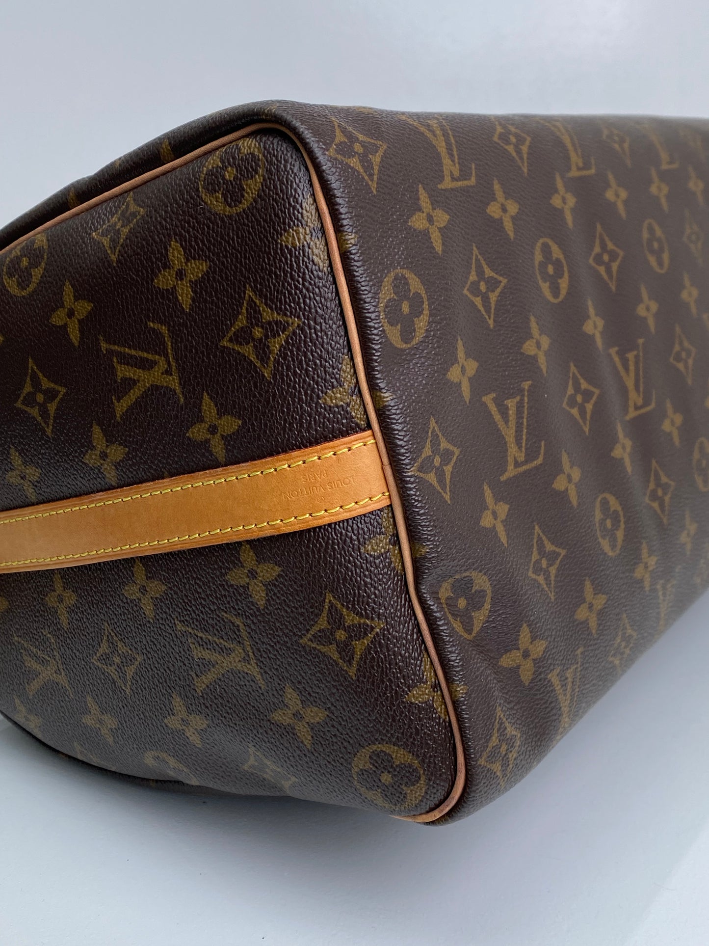 Louis Vuitton Monogram Speedy 35 Bandouliere Bag GHW
