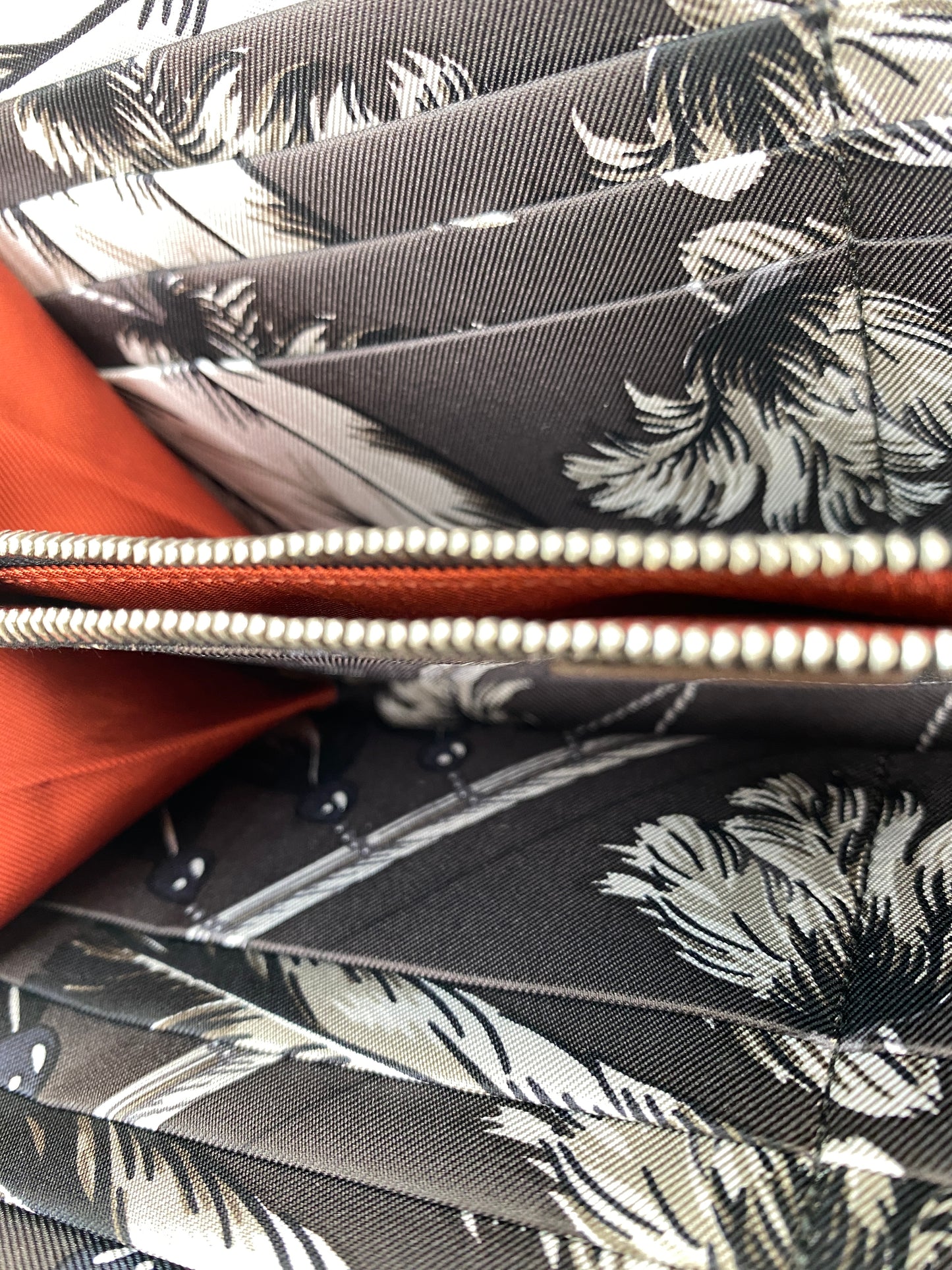 Hermes Azap Silk Etain Epsom Zip around Long wallet PHW