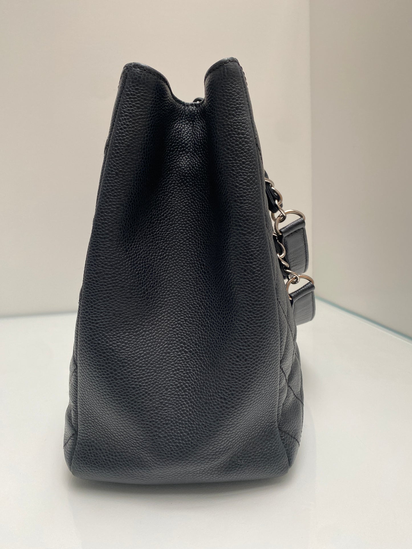 Chanel GST XL Black Caviar SHW #16