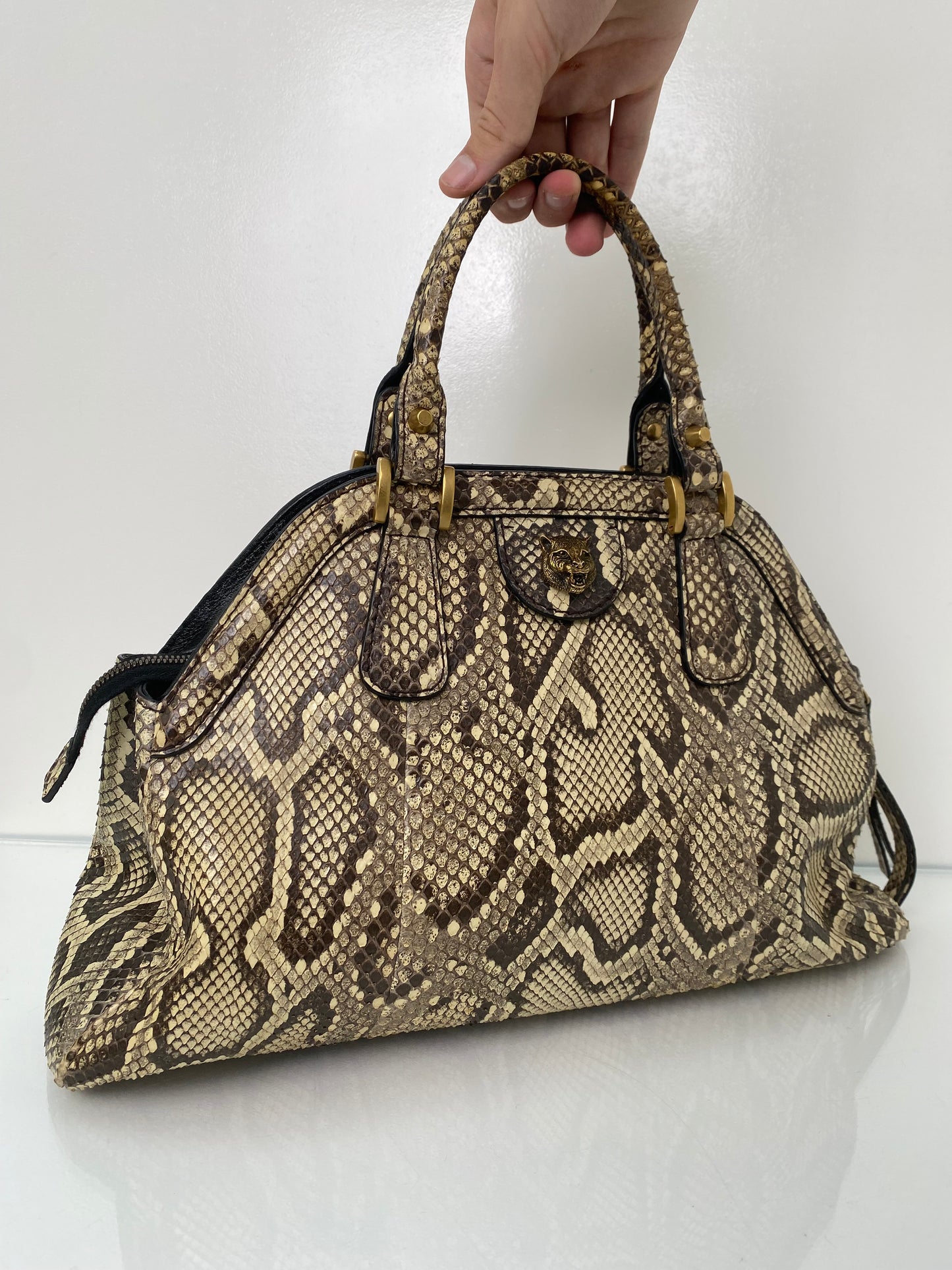 Gucci Python Re(Belle) Tote Bag GHW