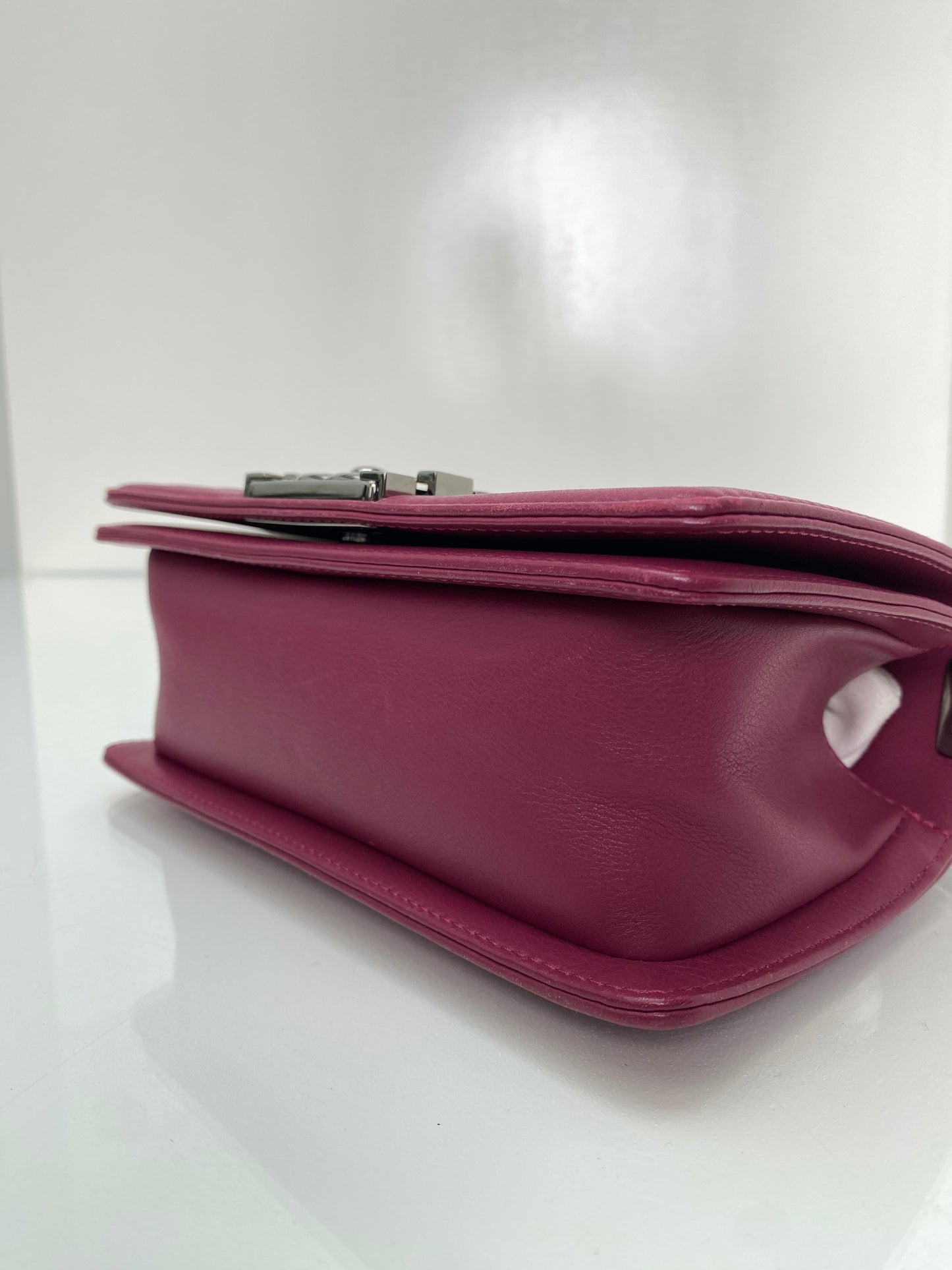 Chanel Raspberry Purple Small Boy Bag RHW