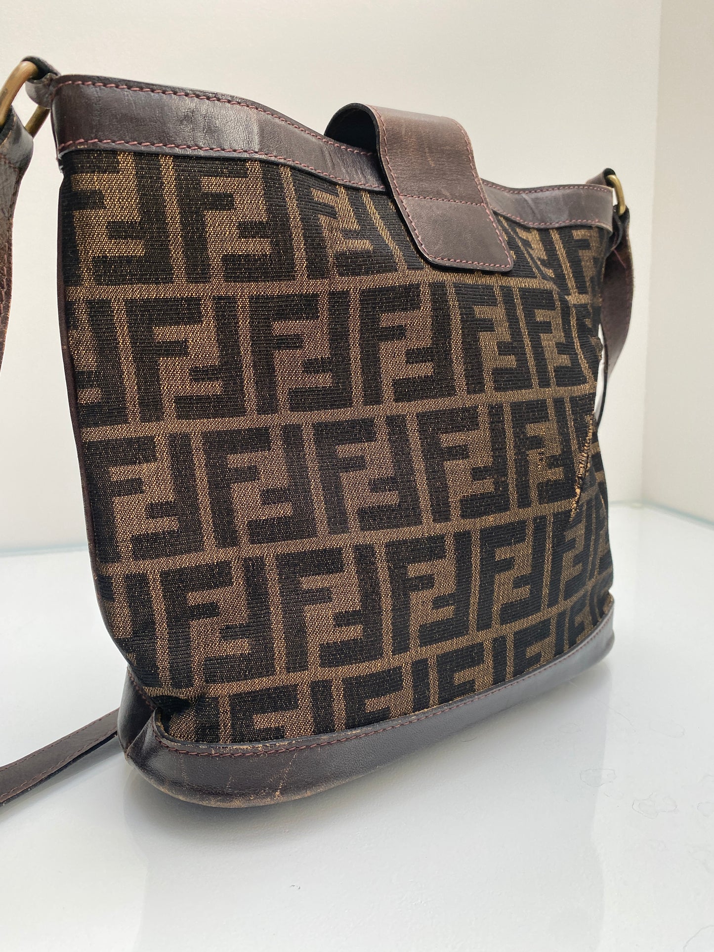 Fendi Vintage Zucca Bucket Bag